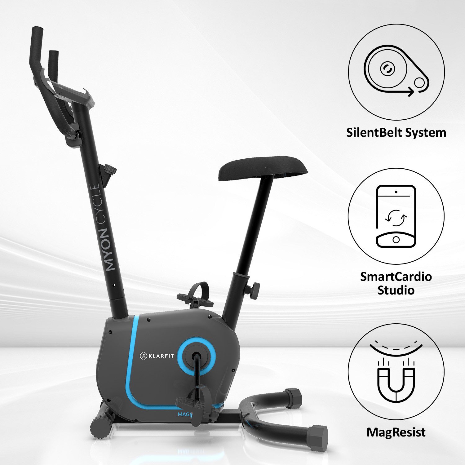 KLARFIT Heimtrainer Myon Cycle