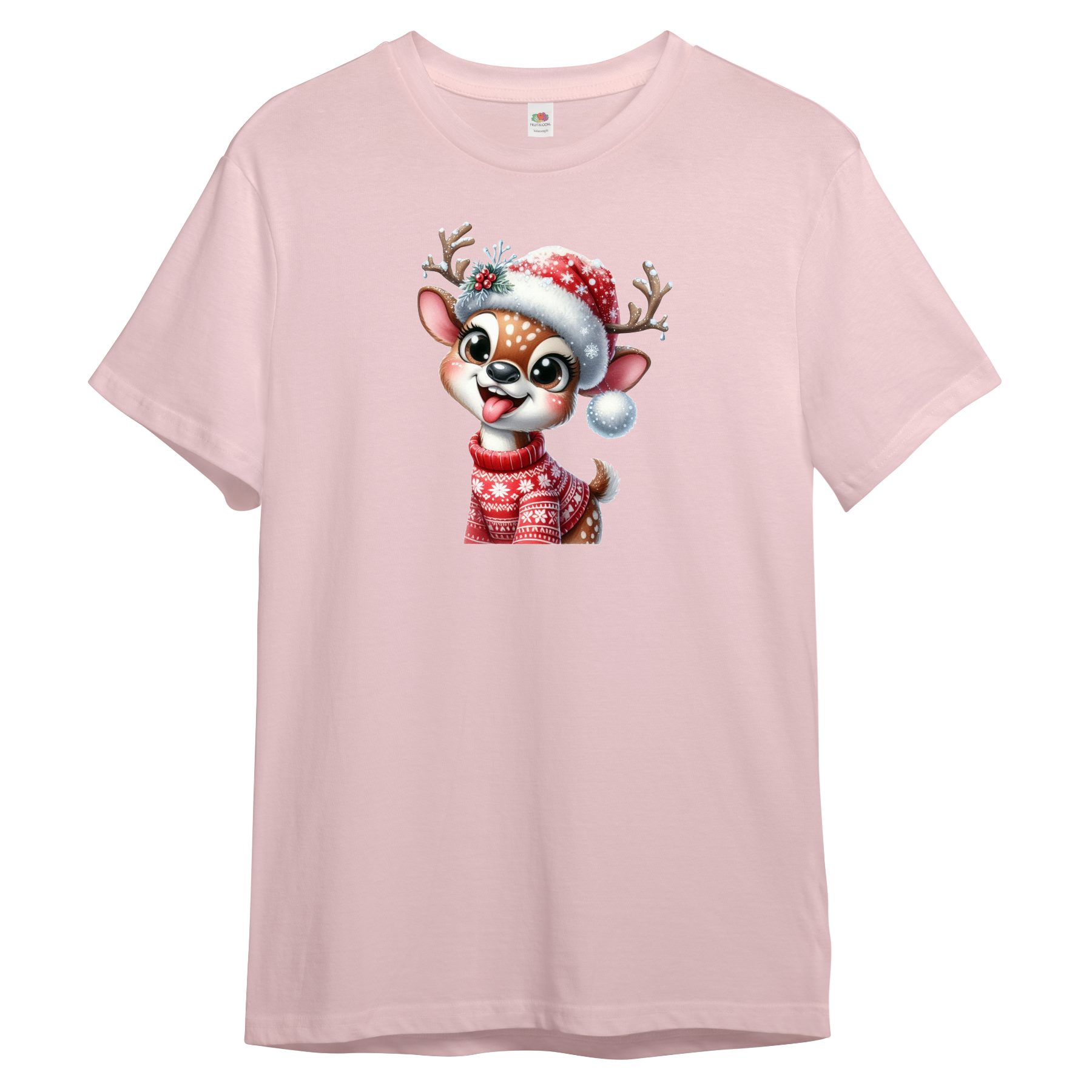 T-Shirt Kinder T-Shirt, freches Rentier