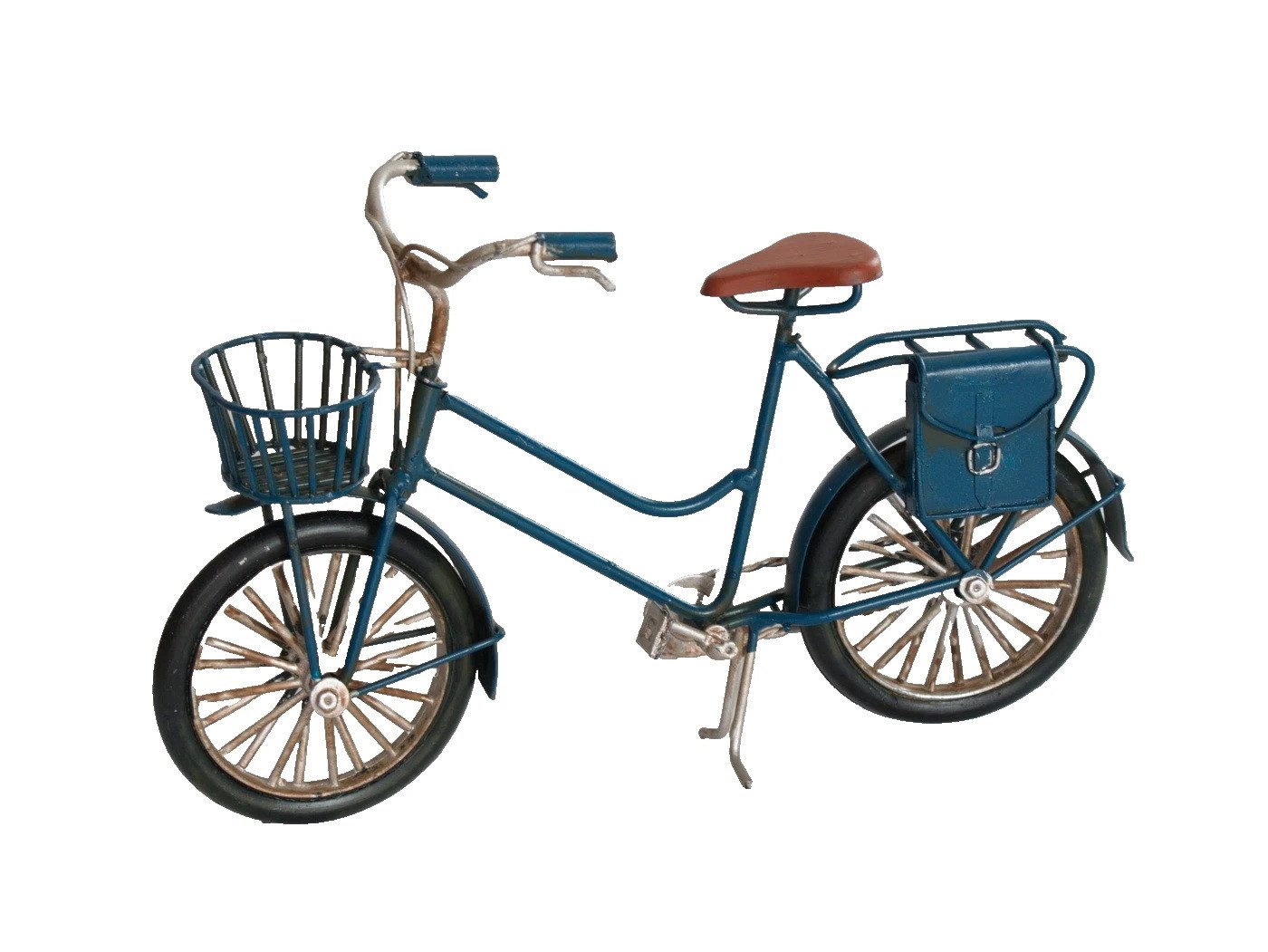 Dekofigur Deko Fahrrad Metall Rad Modell Antik Retro Stil Figur Objekt Skulptur