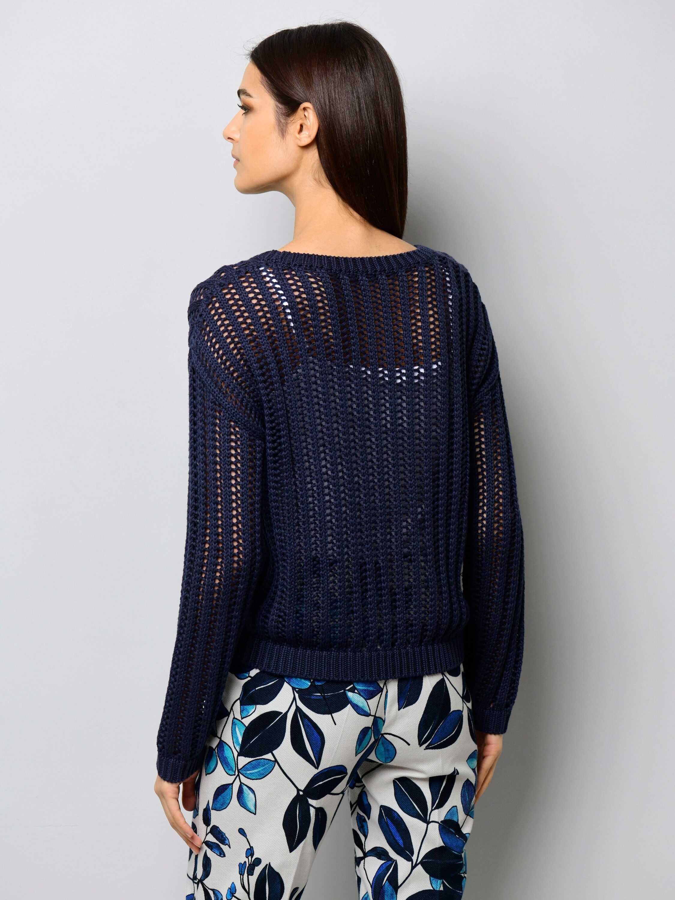 Alba Moda Shirtbluse Bluse mit floralem Dessin