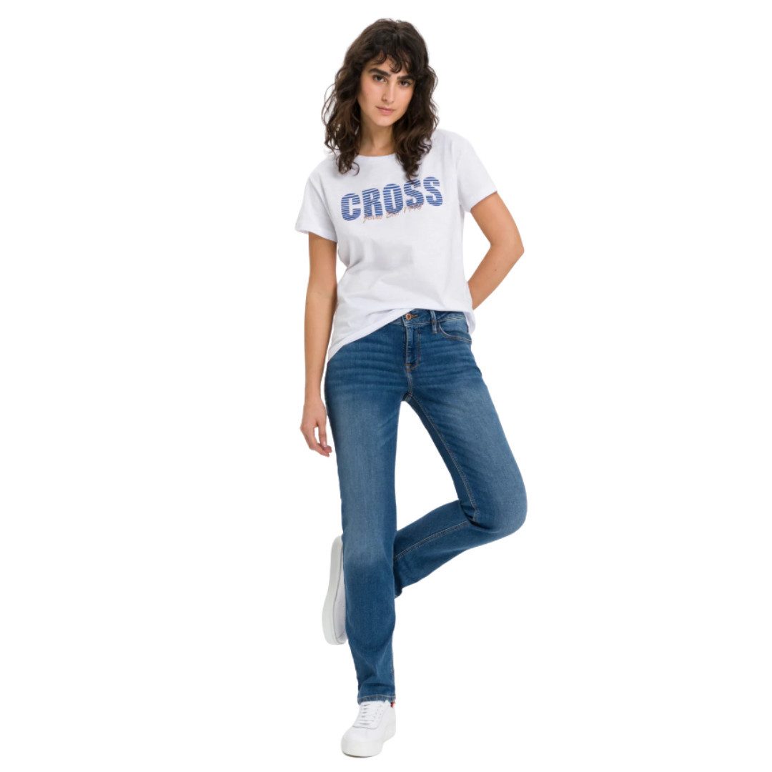 CROSS JEANS® Regular-fit-Jeans Rose N487-061 Mid Blue
