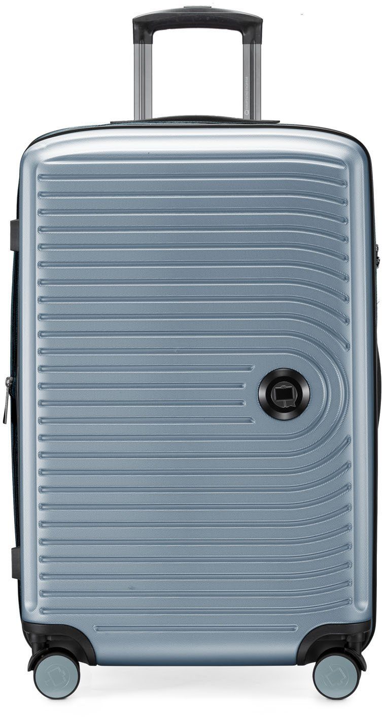Hauptstadtkoffer Hartschalen-Trolley Mitte, pool blue, 68 cm, 4 Rollen, Hartschalen-Koffer Reisegepäck TSA Schloss Volumenerweiterung