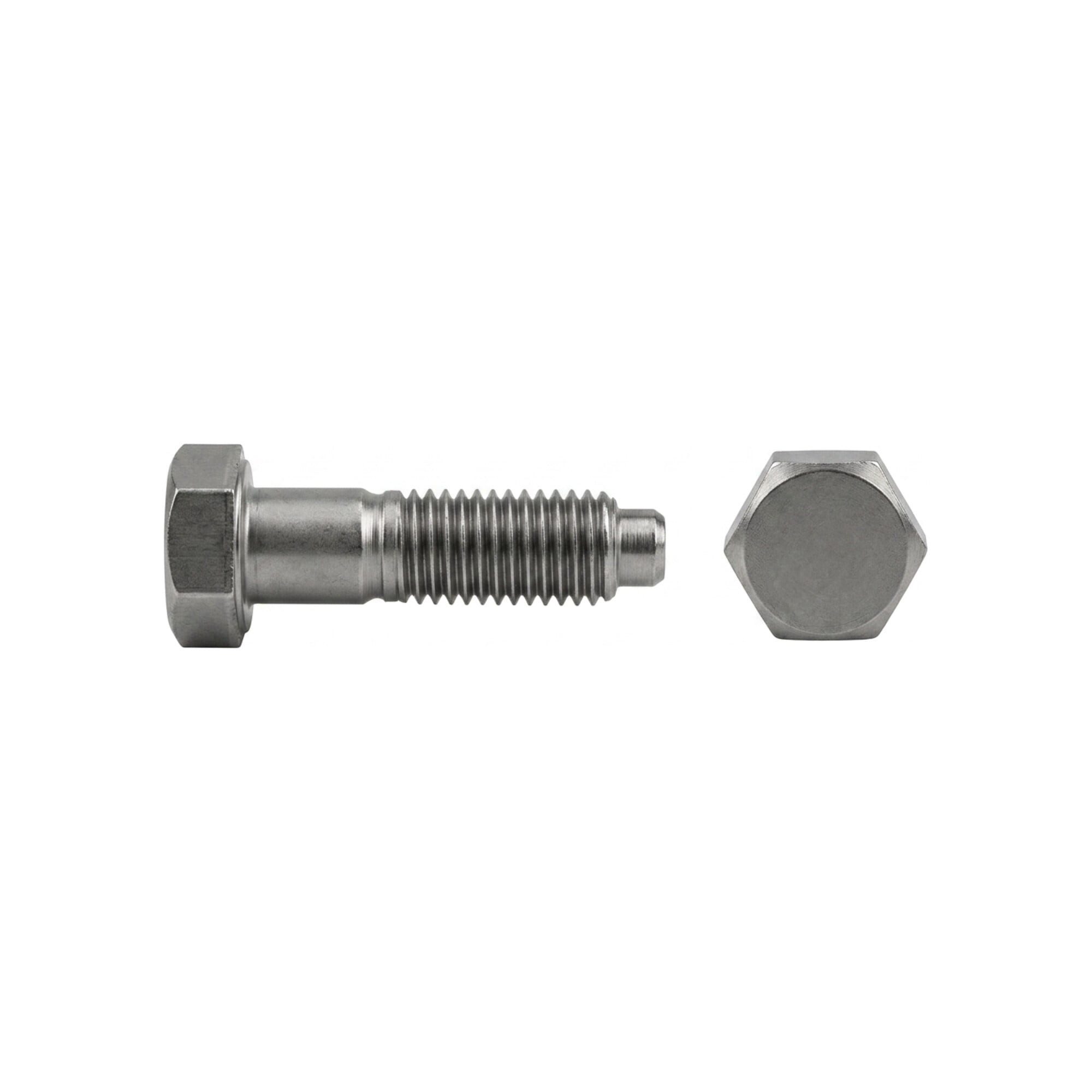 Contorion Schraube DIN 564 Form A Sechskantschraube VG M8x25 Stahl 8.8 blank m. Ansatzspi