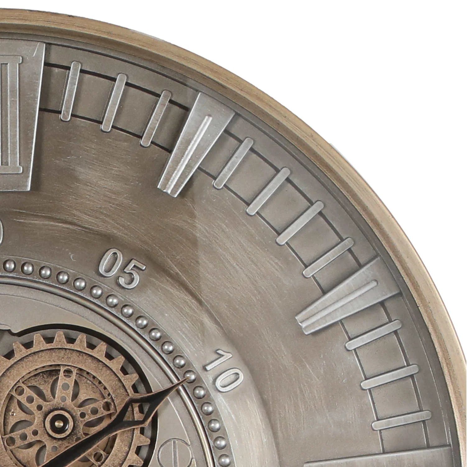 Samilito Uhr 59,5 cm mit echtem Bewegungsgetriebe Zahnrädern