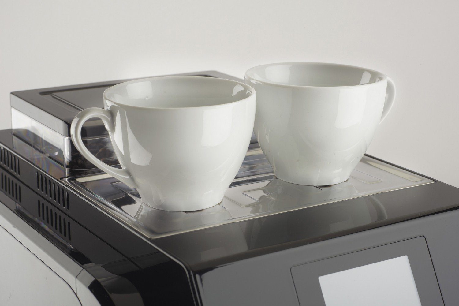 einfache Besonders Kaffeeherstellung durch Touch, Monza Acopino One One-Touch-Bedienung Kaffeevollautomat Silber