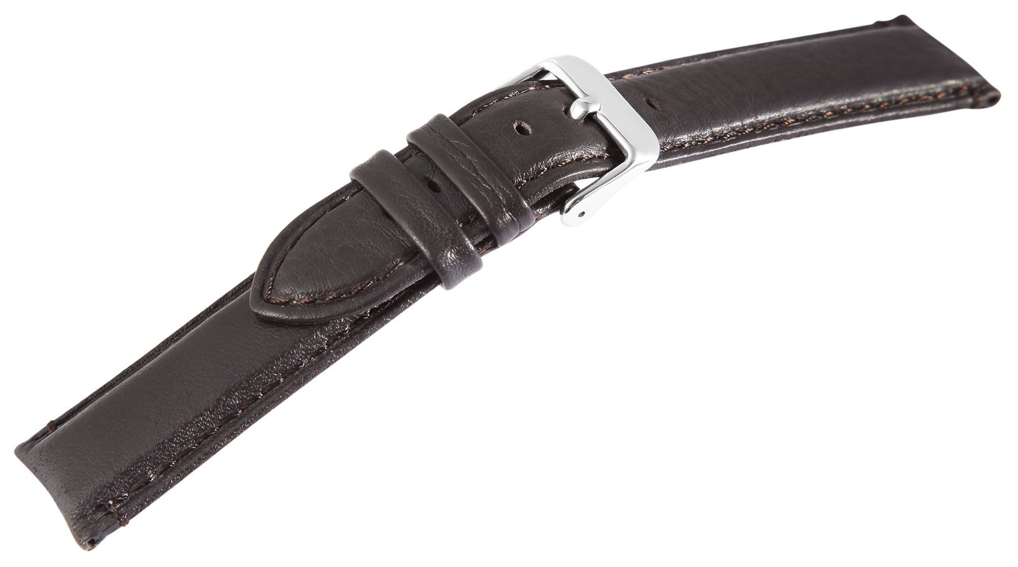 STEINMEISTER Uhrenarmband 8000510 Hochwertiges Echt-Lederband, braun, 18 - 24 mm