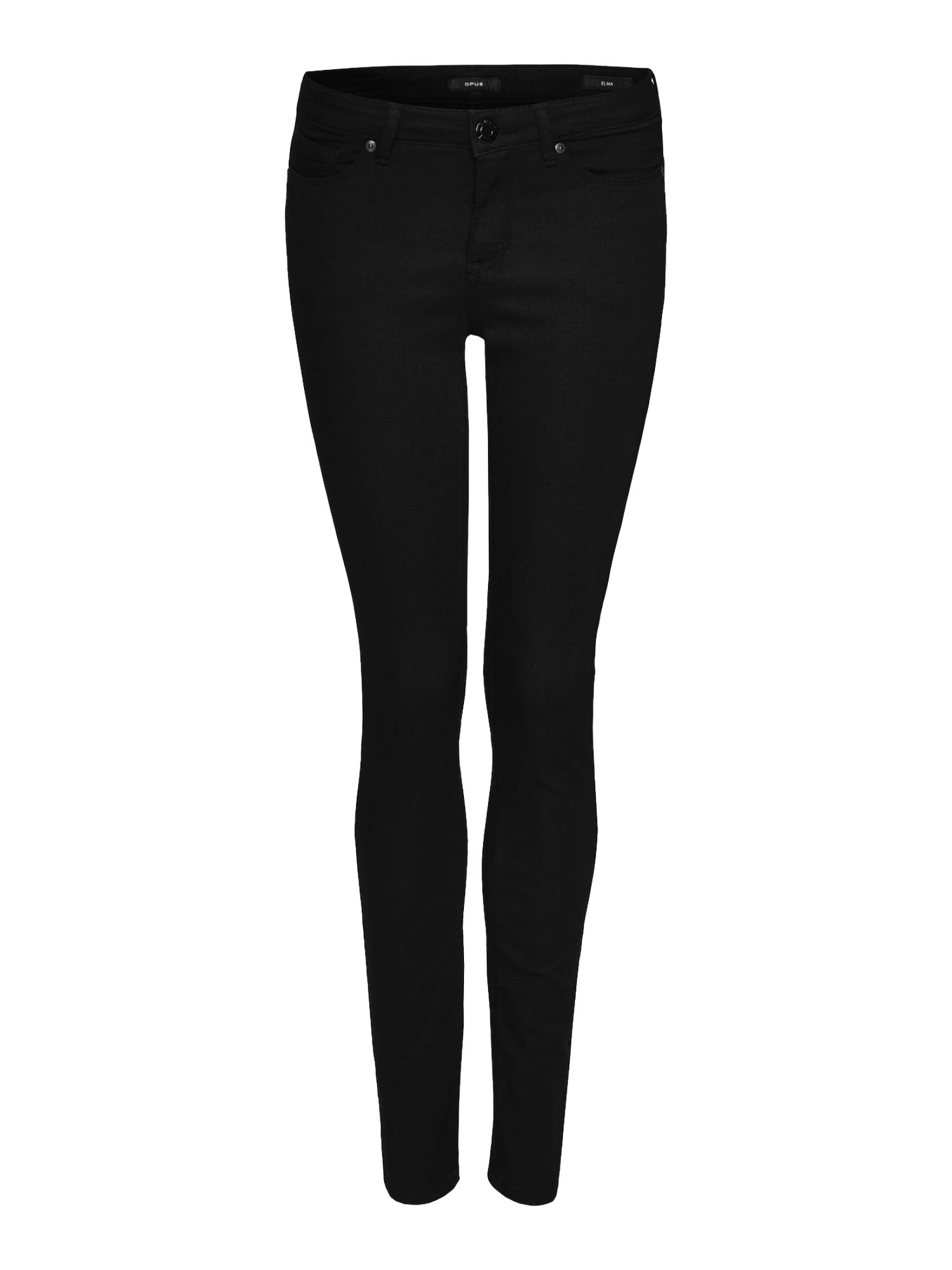 OPUS 5-Pocket-Jeans schwarz,Casual,Baumwolle,Unifarben,Skinny,Mittel