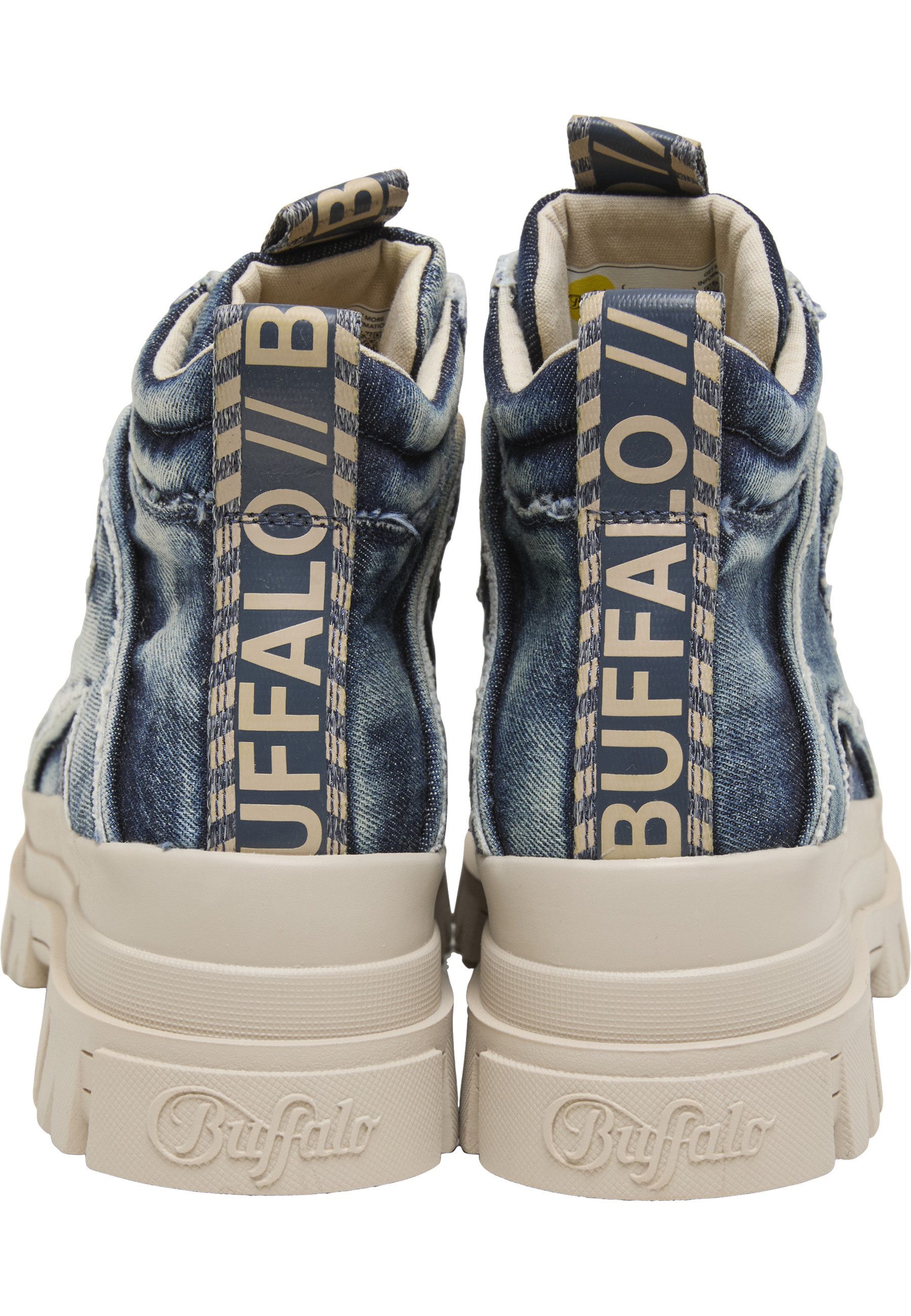 Buffalo Buffalo ASPHA NC MID - VEGAN DENIM Stiefel