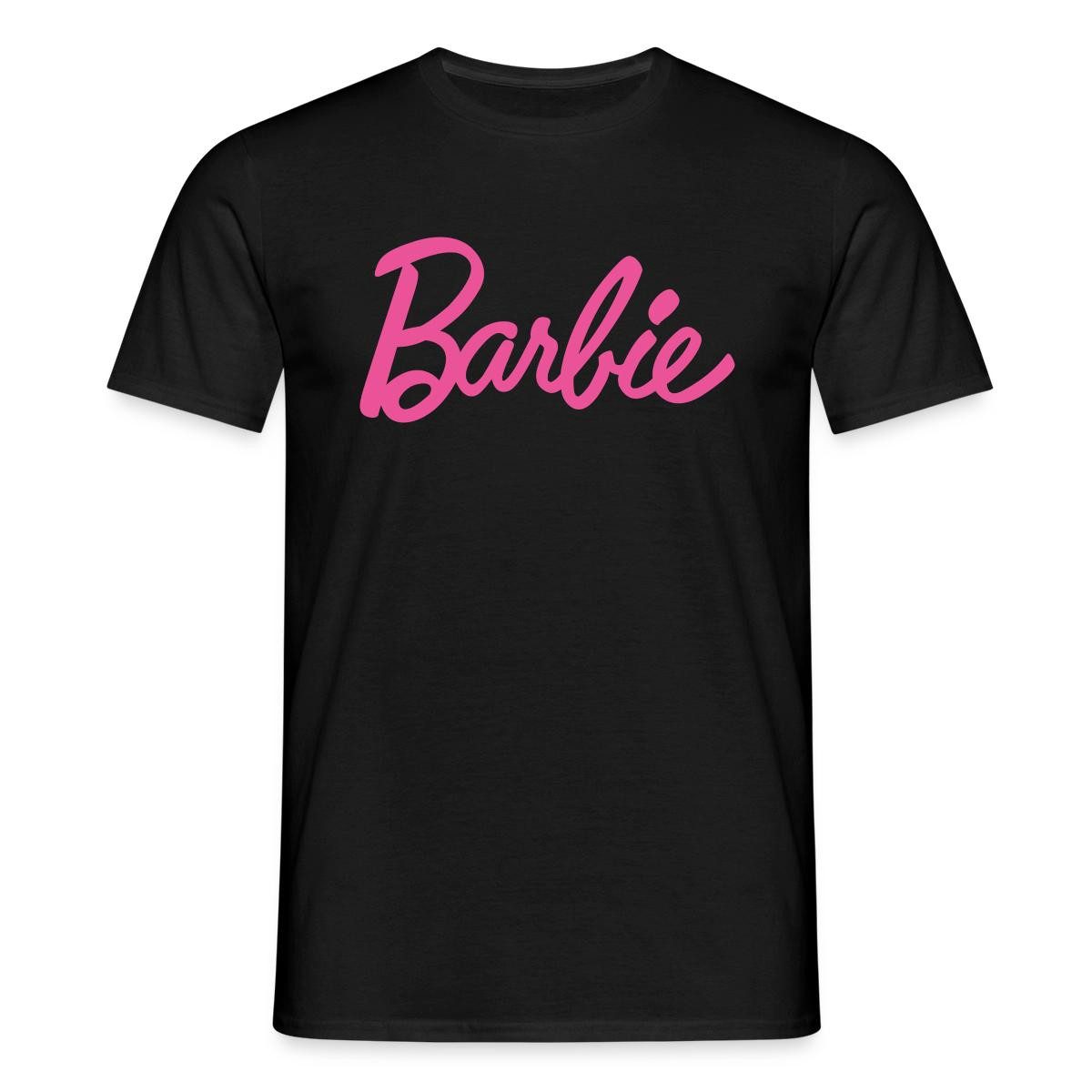 Spreadshirt T-Shirt Barbie Klassisches Logo Männer T-Shirt (1-tlg)