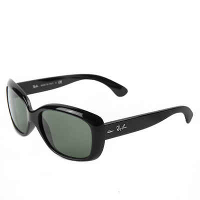 Ray-Ban Sonnenbrille Ray-Ban Jackie Ohh RB4101 601 Black Dark Green Polarized