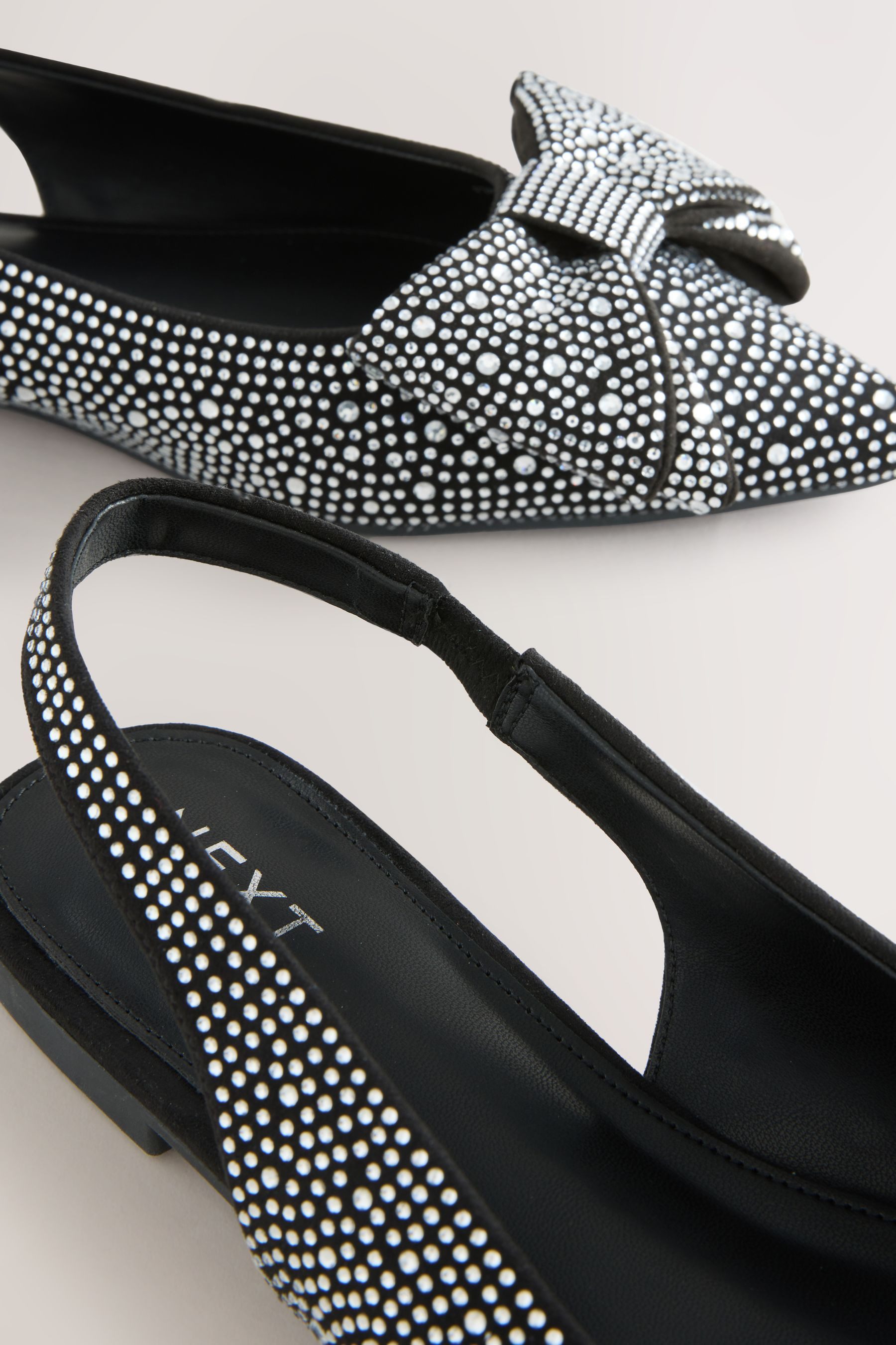 Next Forever Comfort® Flacher Slingback mit Schleife Slingsandale (1-tlg)