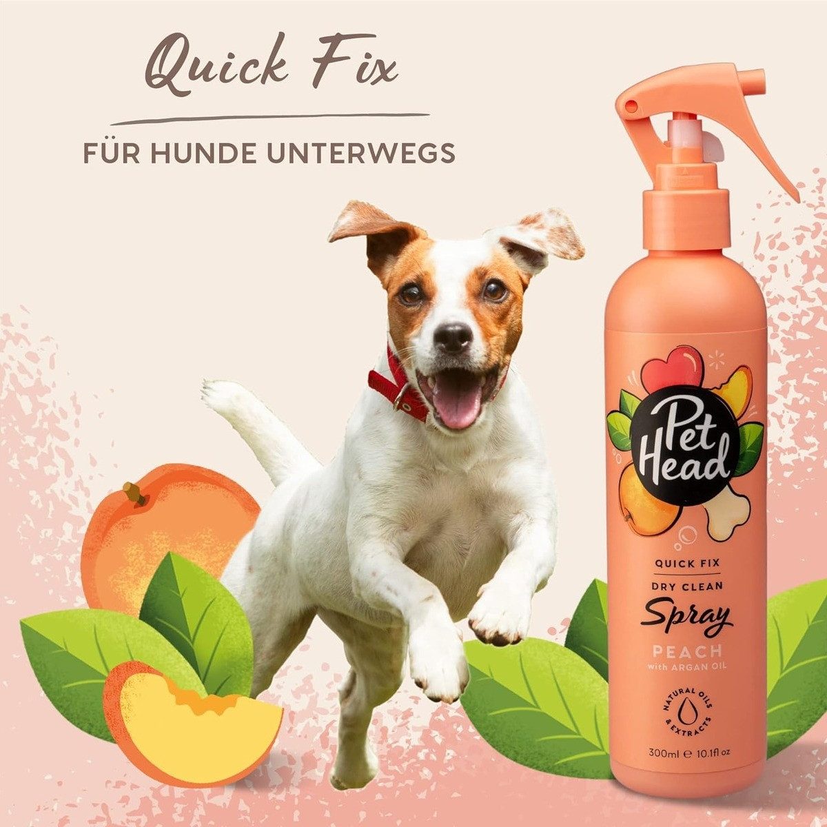 Pet Head Fellpflege Spray "Quick Fix" Pfirsich 300 ml