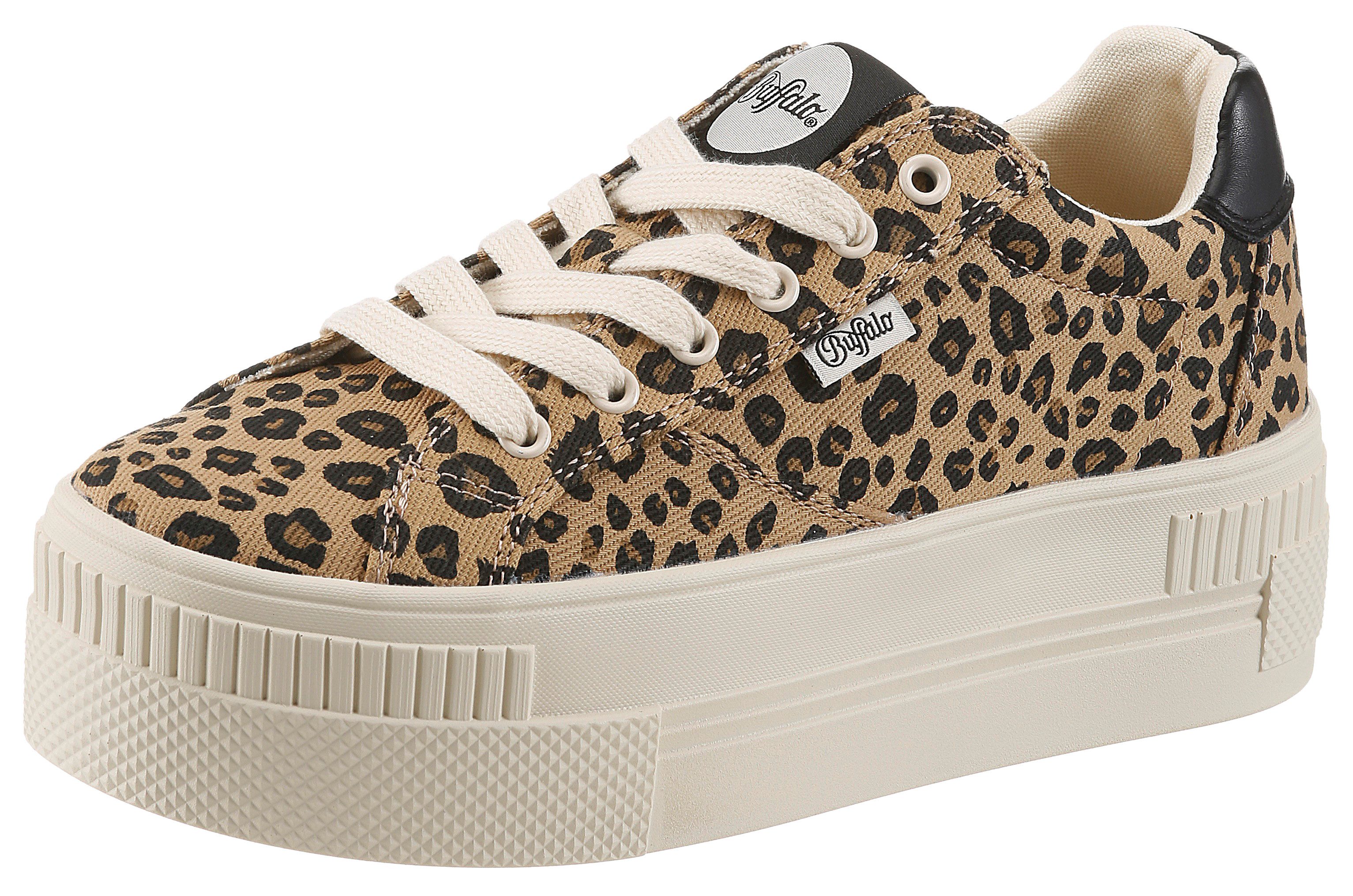 Buffalo Plateausneaker Freizeitschuh, Halbschuh, Schnürschuh mit Logoverzierung