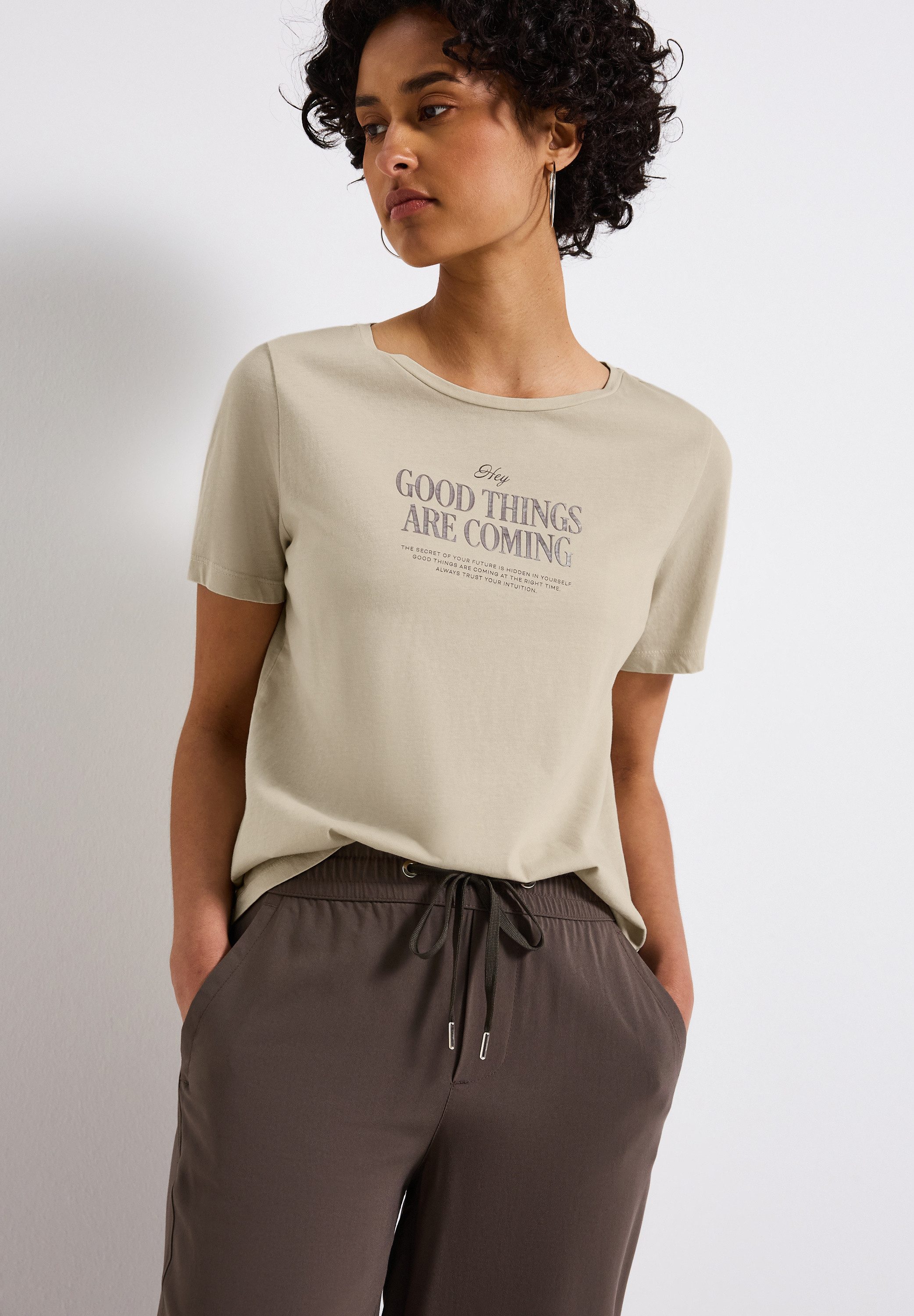 STREET ONE T-Shirt mit Wording