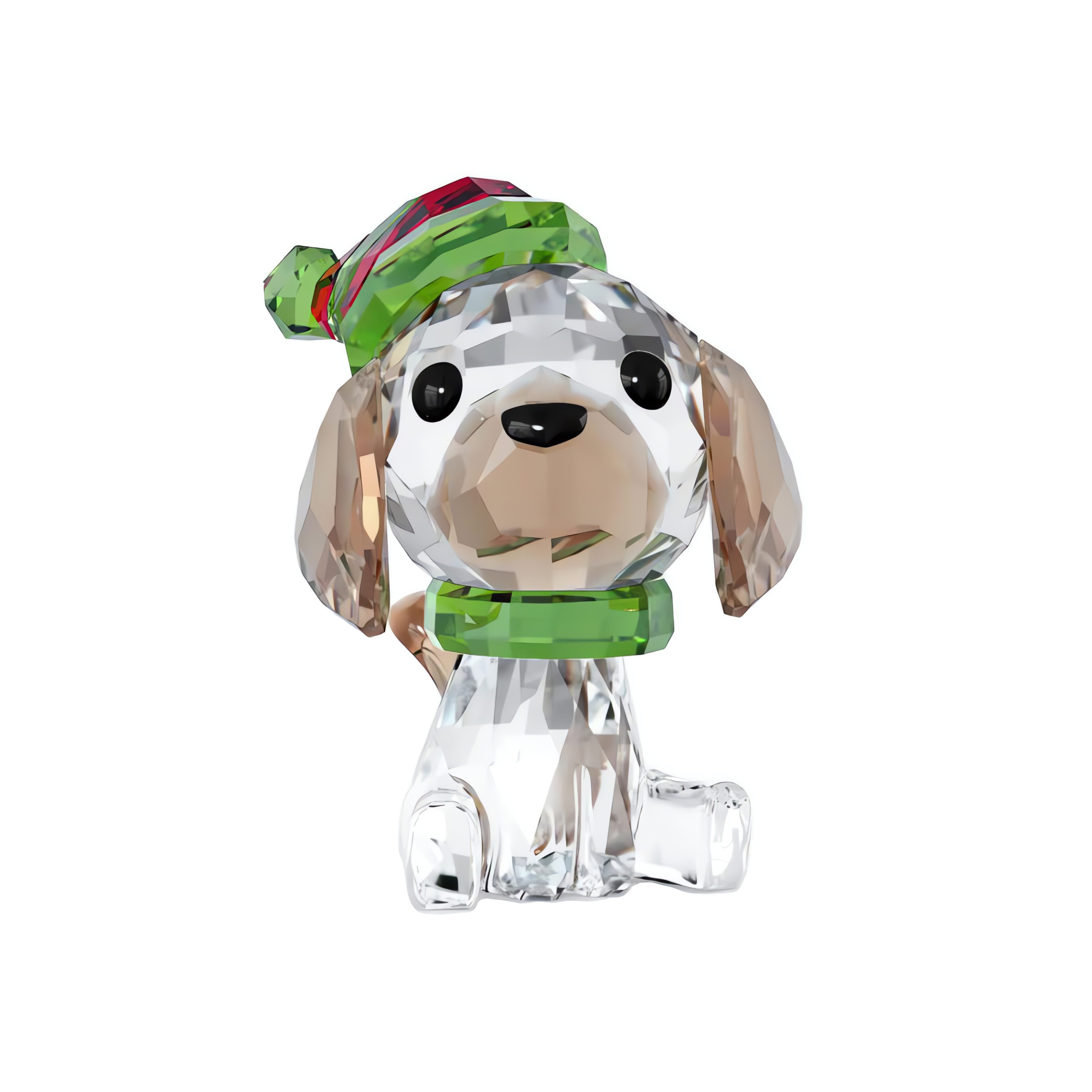Swarovski Dekofigur Kristallfigur Hund Holiday Cheers Beagle (1 St), Swarovski® Kristall