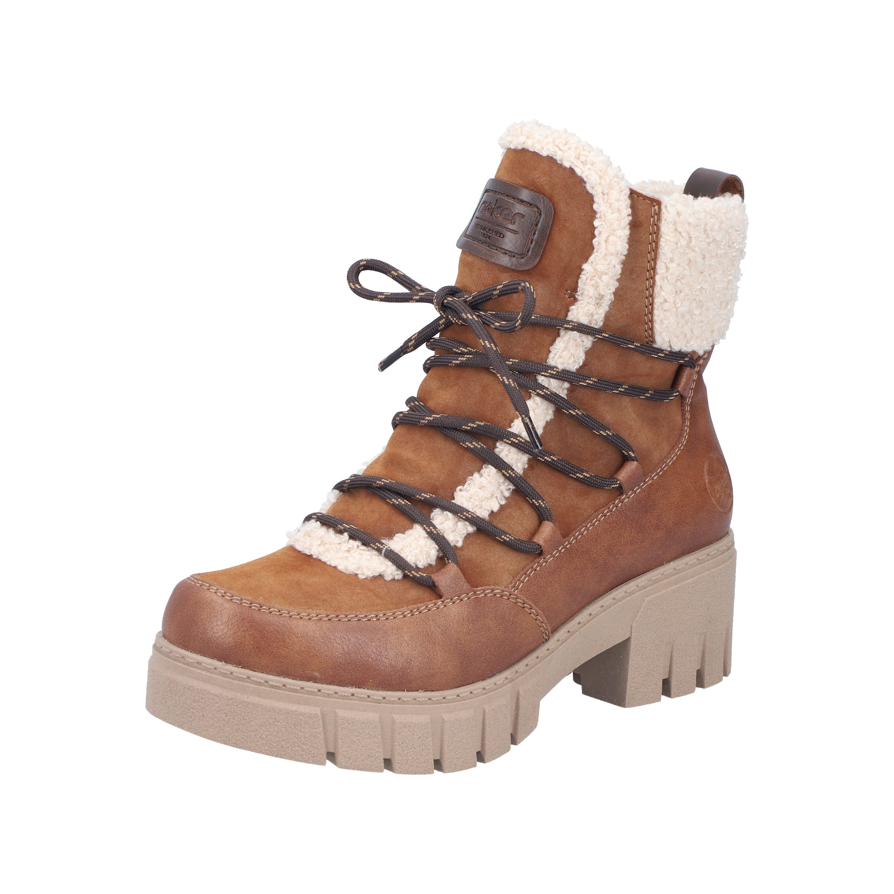 Rieker Winterboots Schnürboots, Schnürstiefelette mit robuster Plateausohle