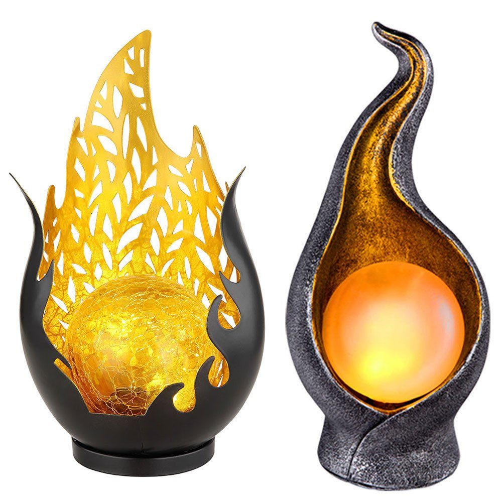 GLOBO LIGHTING LED Solarleuchte, LED-Leuchtmittel fest verbaut, Warmweiß, Solarleuchte Solarlampe Außenleuchte Garten, IP44 Akku orientalisch