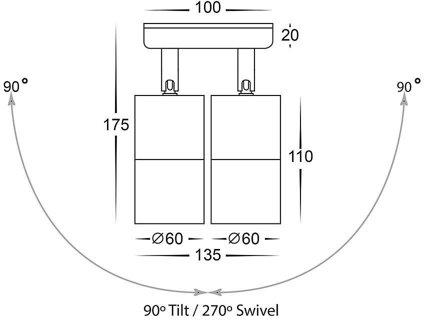 Wandleuchte Havit Leuchtmittel ohne Lighting TIVAH,