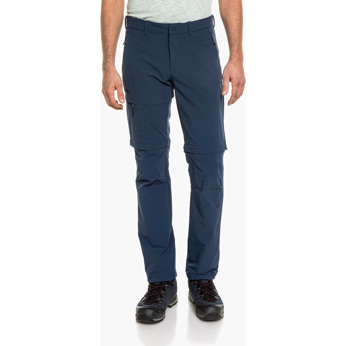 Schöffel Outdoorhose Pants Koper 1 Zip Off Vielseitige, wasserabweisende Wanderhose mit abzippbaren Beinen und