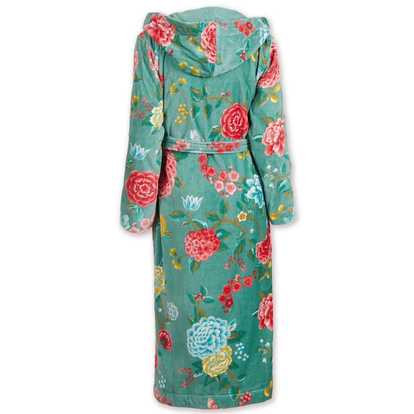 PiP Studio Damenbademantel Bademantel Good Evening Green, wadenlang, Frotte günstig online kaufen