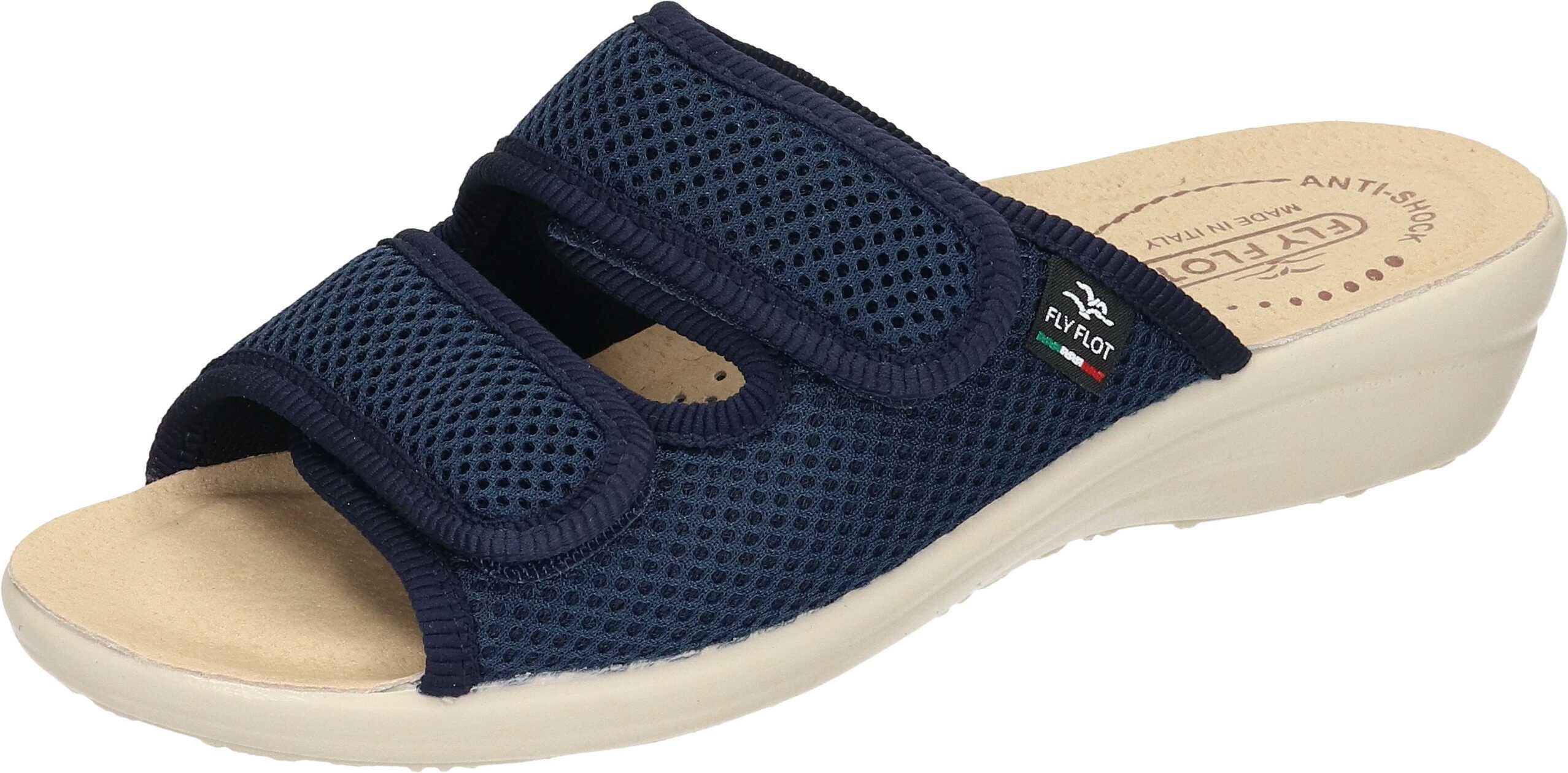 Pantoletten aus blau Pantolette Flot Synthetik Fly strapazierfähigem