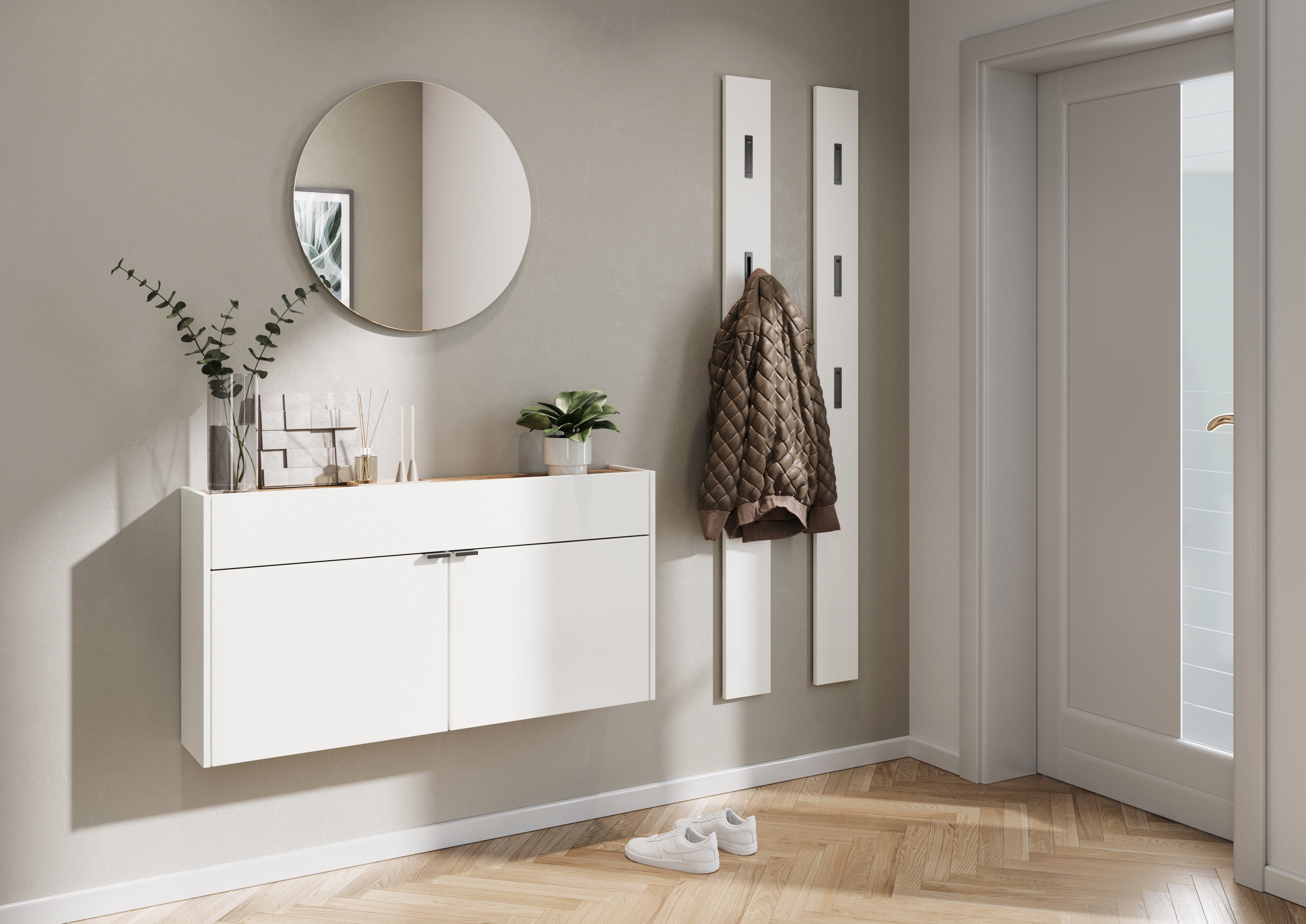 GERMANIA Hängeschuhschrank "Ameca", Türen mit Soft-Close, 110x22x57 cm, Mad günstig online kaufen