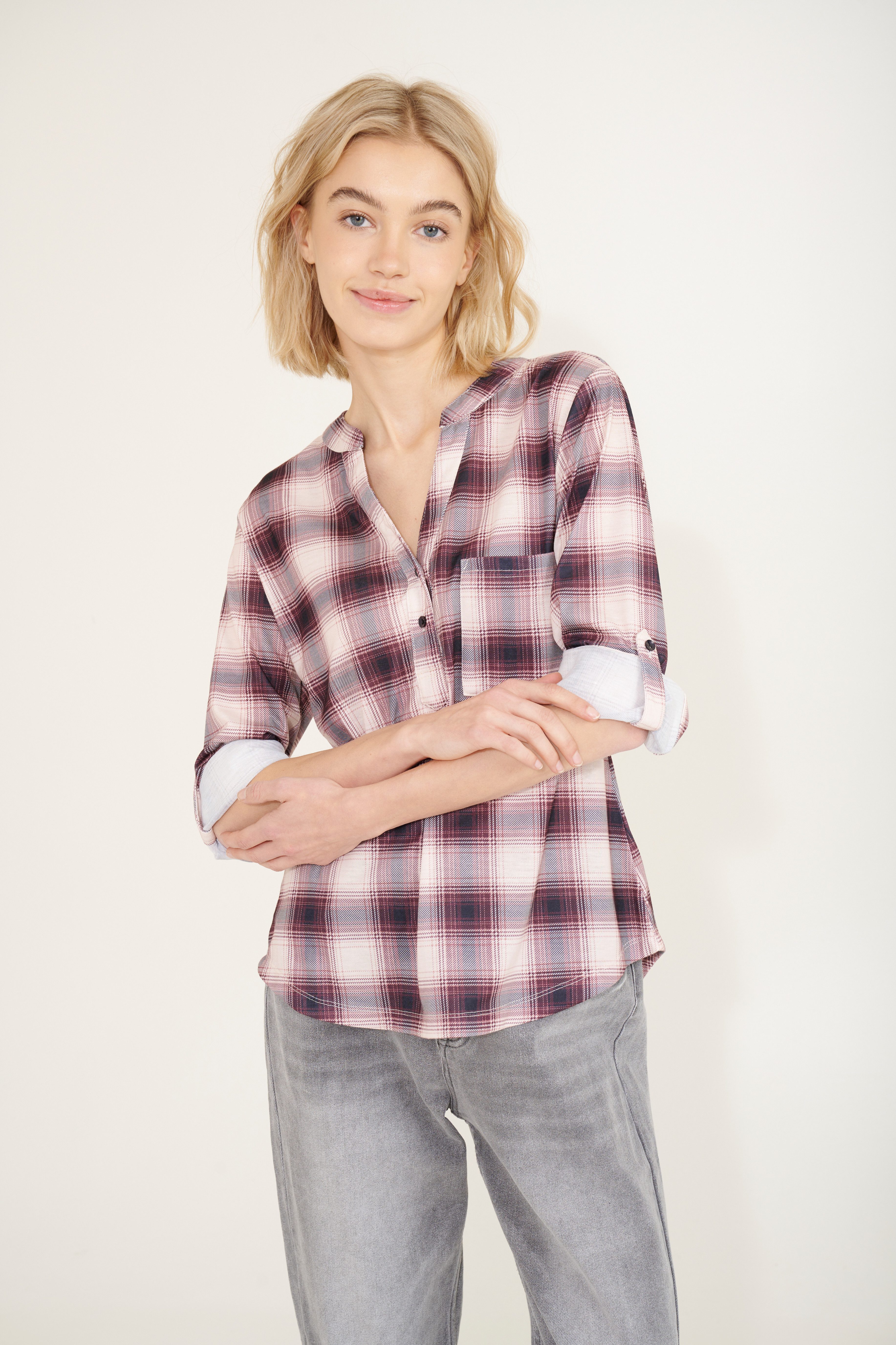 HaILY’S Karobluse 3/4 P BL Di44nara günstig online kaufen