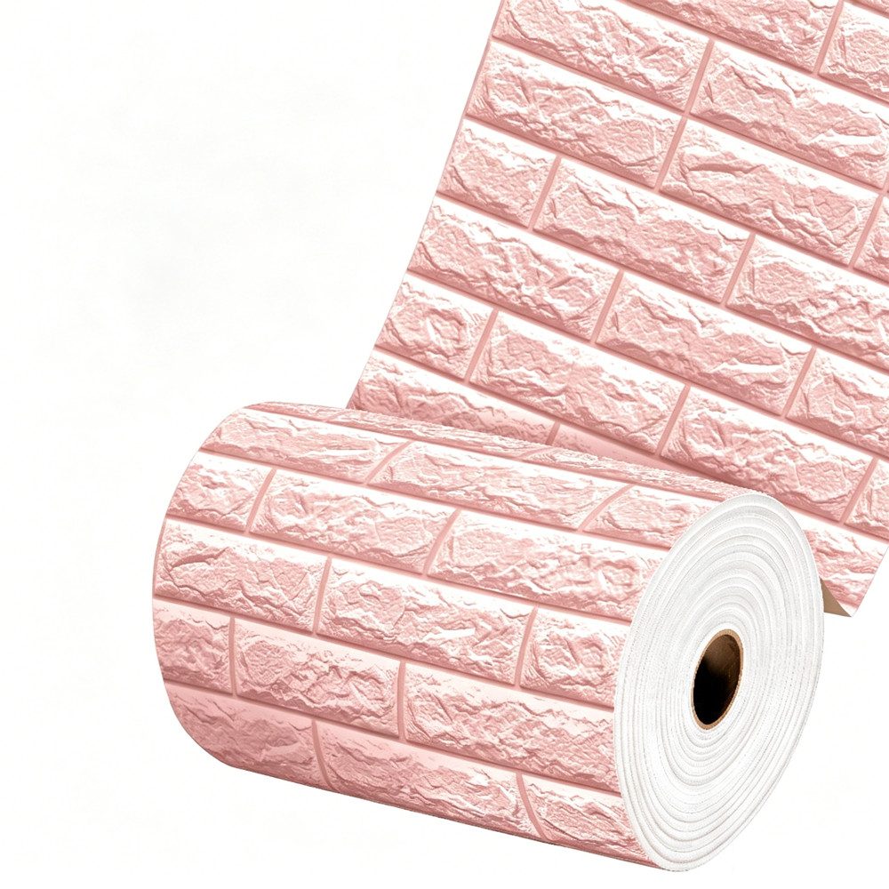 Agger 3D Wandpaneel 3D Wandpaneele Wandverkleidung Selbstklebend Tapeten Steinoptik, 300*50cm Wasserdicht Wandtapete Küchenrückwand