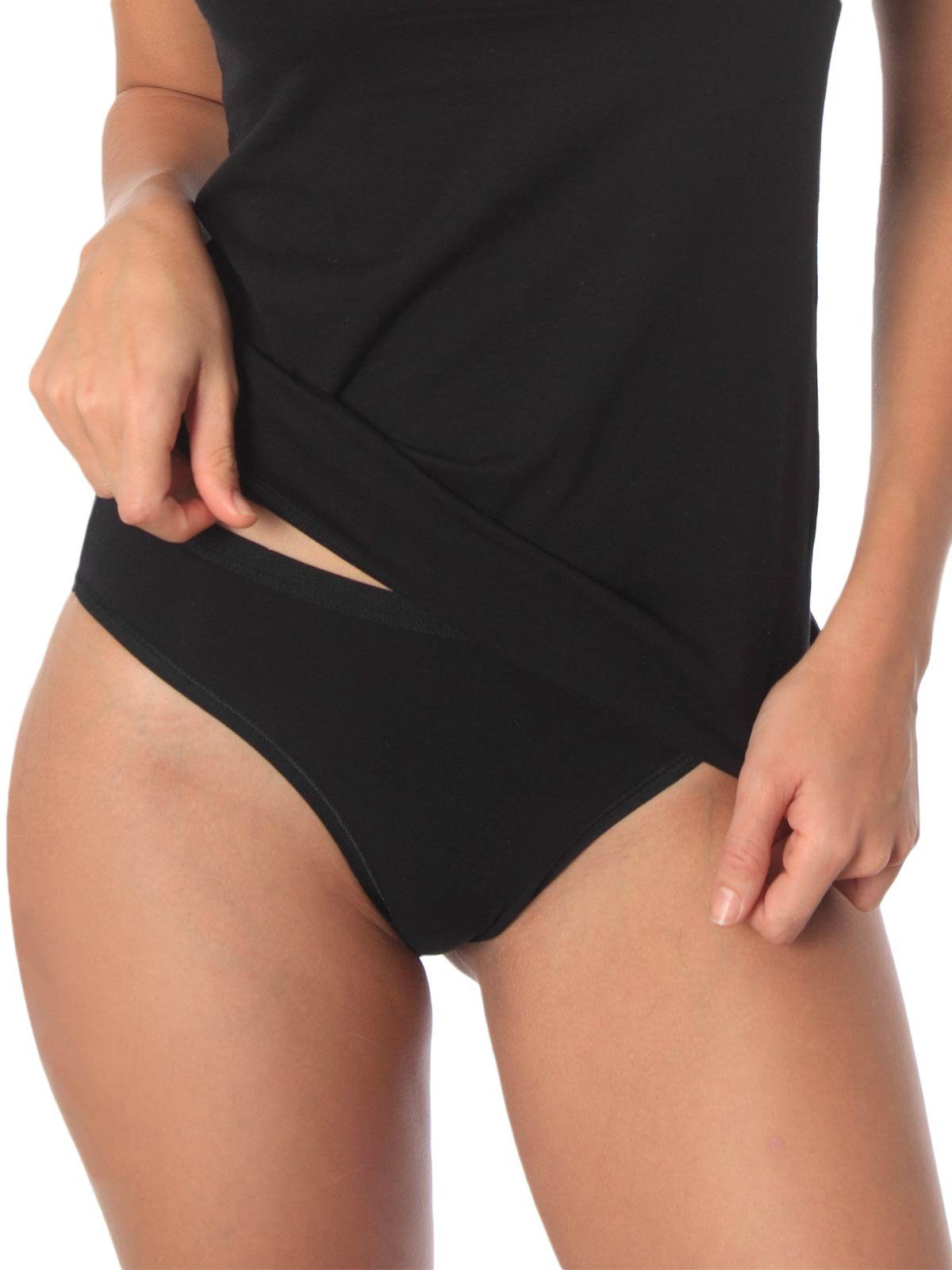 Sassa Bikinislip 10er Sparpack Slip Mini CASUAL COMFORT (Spar-Set, 10-St) Zwickel