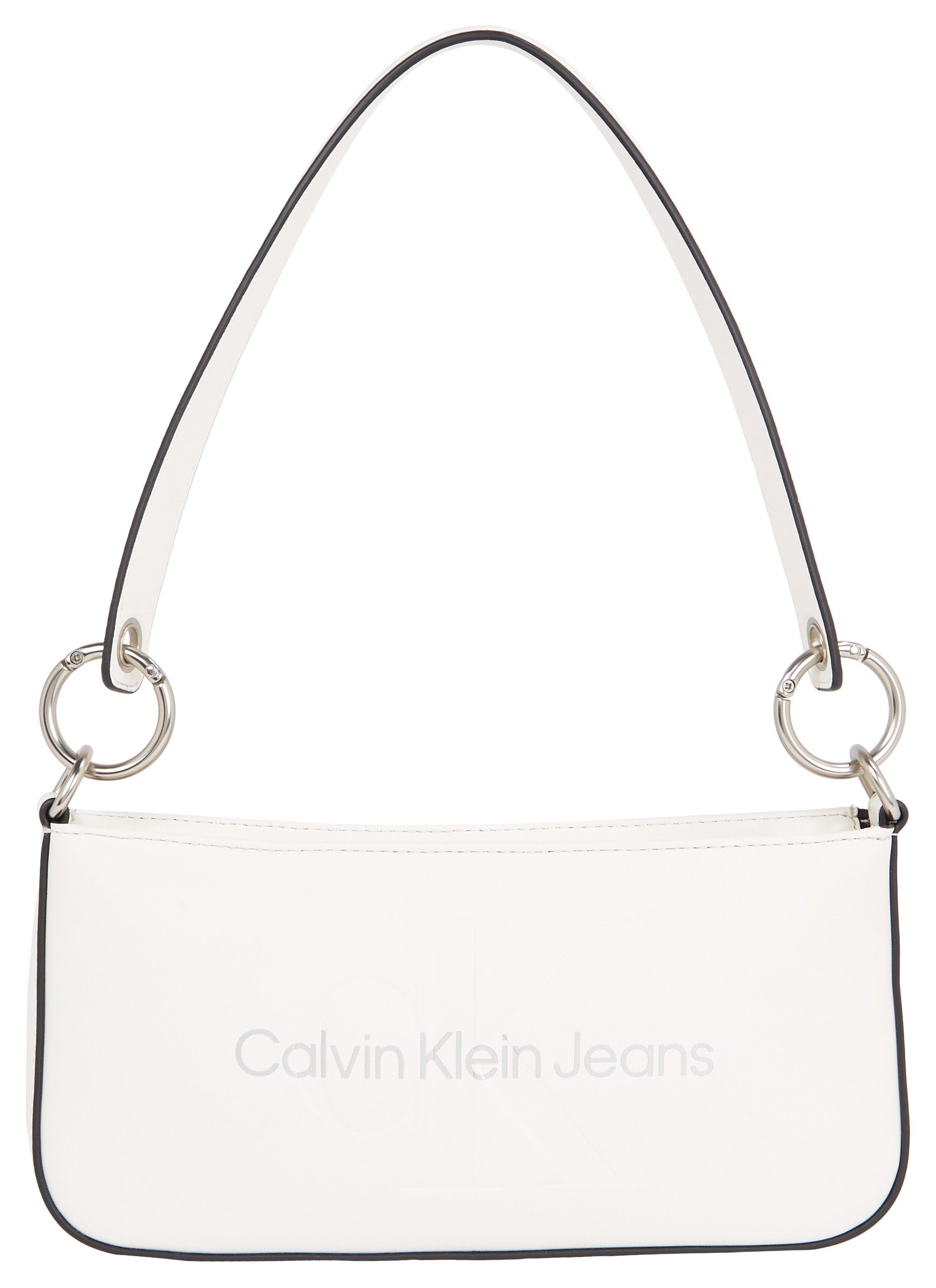 Calvin Klein Jeans Schultertasche SCULPTED SHOULDER POUCH25 MONO, mit großflächigem Markenlogo vorne