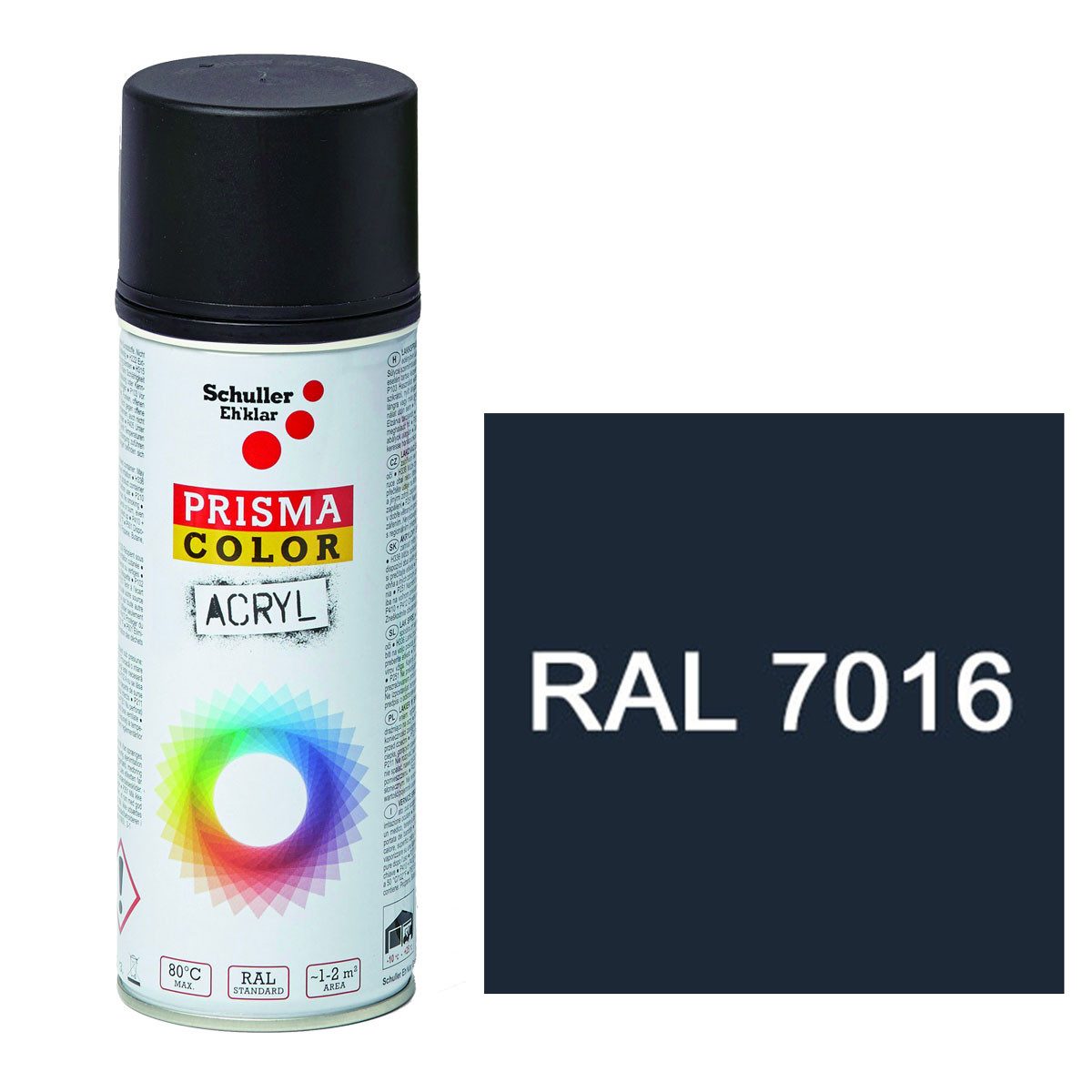 DD Composite Harzfarbe PRISMA COLOR Lackspray 400ml RAL7016, schnelltrocknender Acryllack