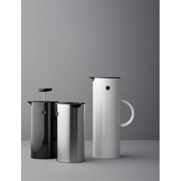 Stelton Kaffeebereiter EM77, 1l Kaffeekanne, Schwarz, für 8 Tassen, Pressfilterkanne