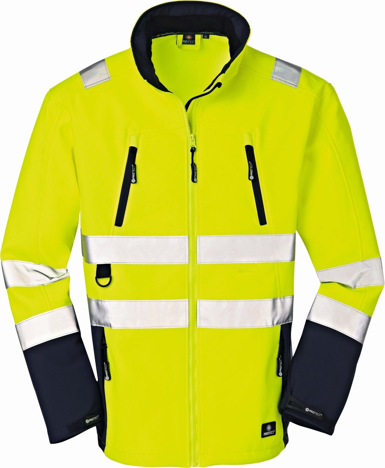 Warn-Wetterschutz-Softshell-Jacke 4PROTECT Warnschutz-Shirt Pittsburgh