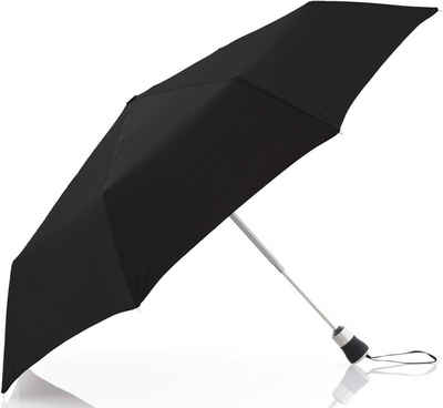 doppler MANUFAKTUR Taschenregenschirm »Oxford Uni, schwarz«, handgemachter Manufaktur-Taschenschirm