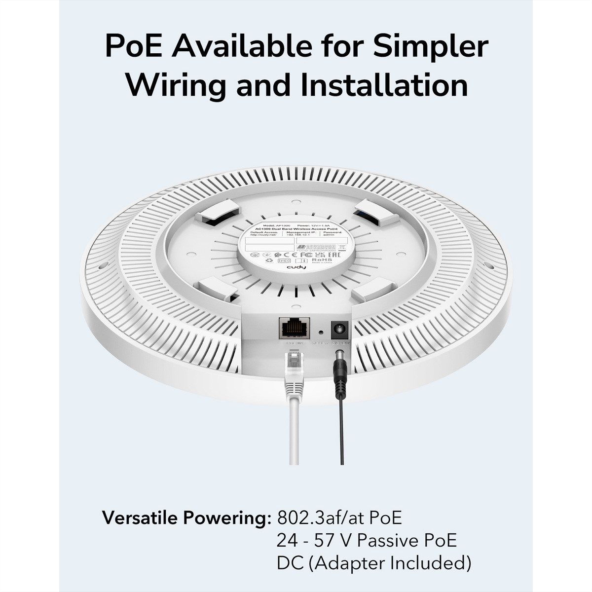 cudy AP1300 AC1200 Wi-Fi Access Point Gigabit WLAN-Repeater