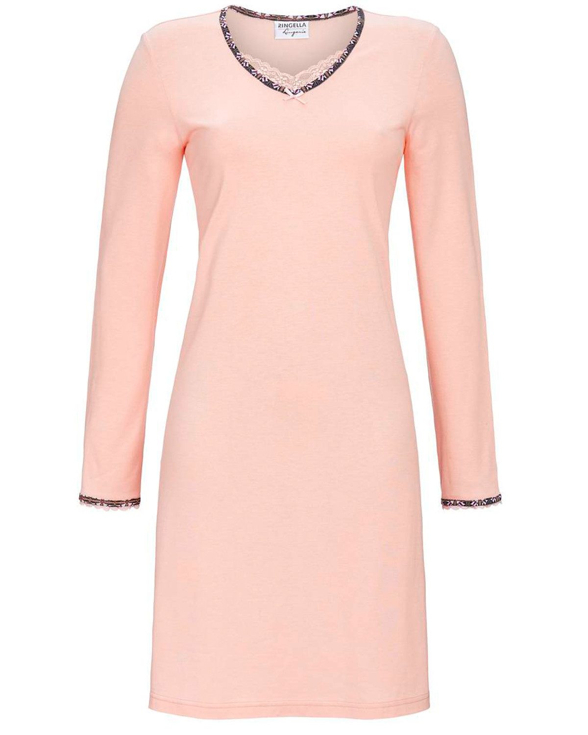 Ringella Nachthemd RINGELLA Langarm Nachthemd mit Spitze 'Mandala' 45 günstig online kaufen