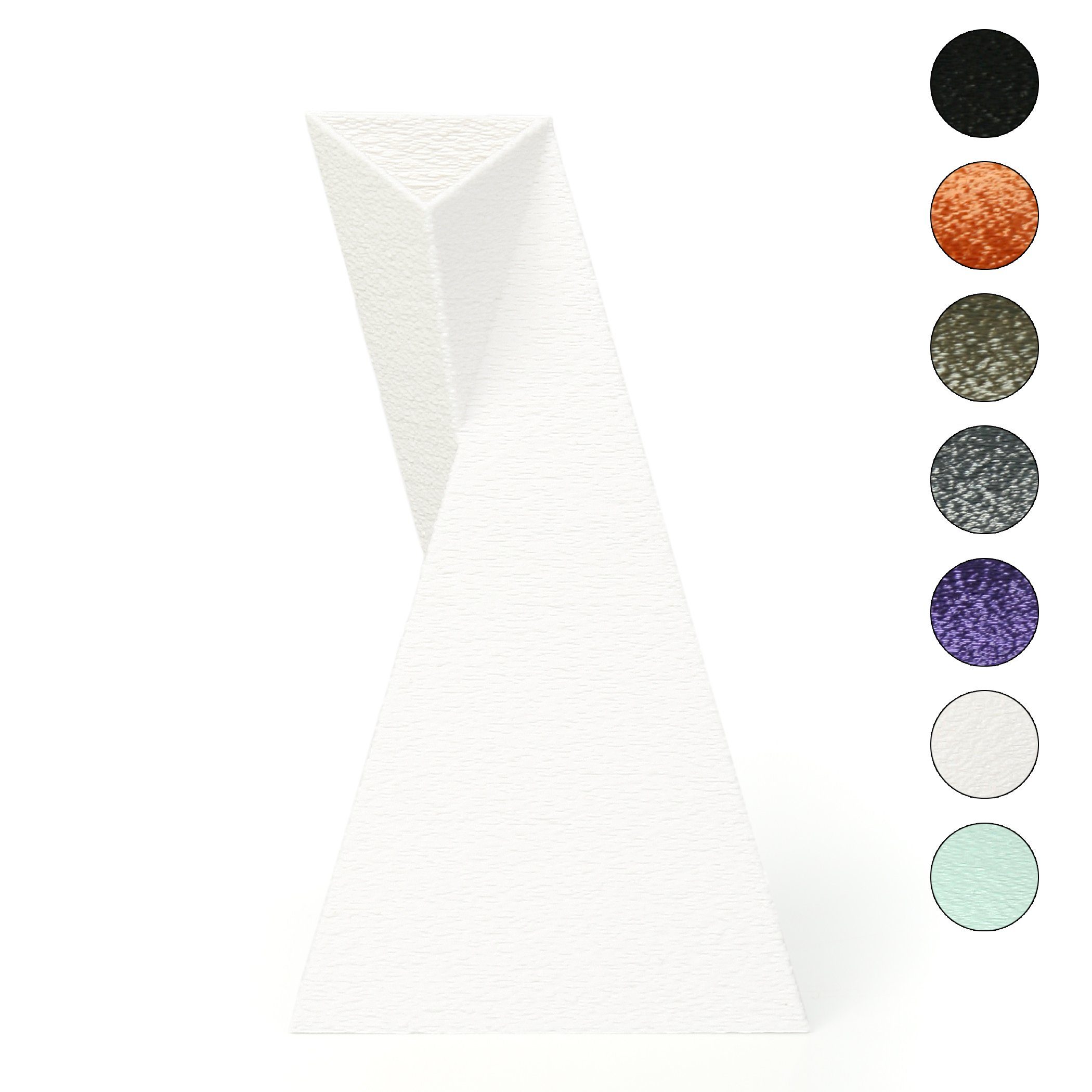 aus White – Feder Kreative Bio-Kunststoff, Blumenvase aus wasserdicht nachwachsenden Designer Dekovase Vase & Rohstoffen; Dekorative bruchsicher