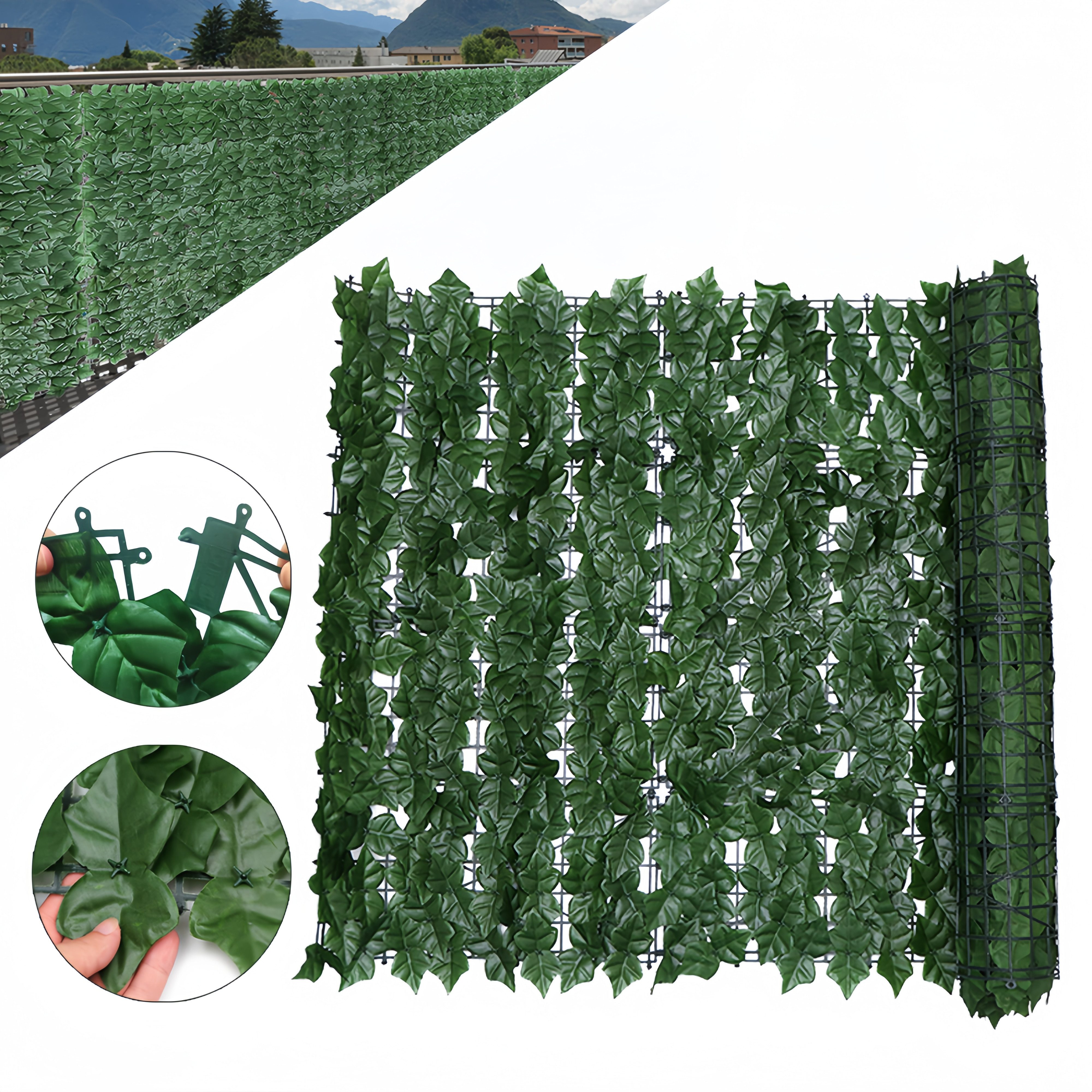 TENAX Bermuda Sichtschutz – Komplett Mit Gitter & Vlies Für Garten & Balkon