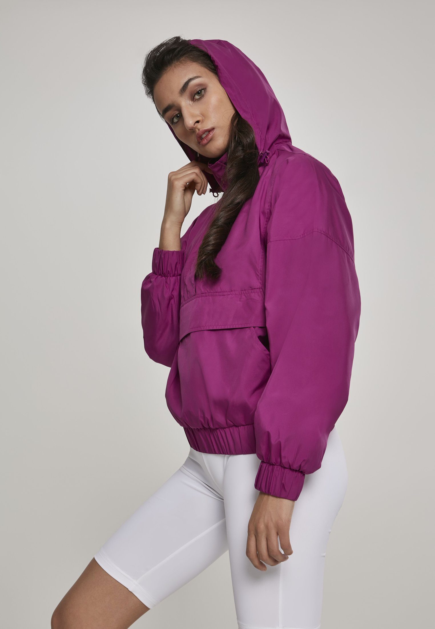 Panel (1-St) Pull Over CLASSICS URBAN Damen viola Jacket Outdoorjacke Ladies