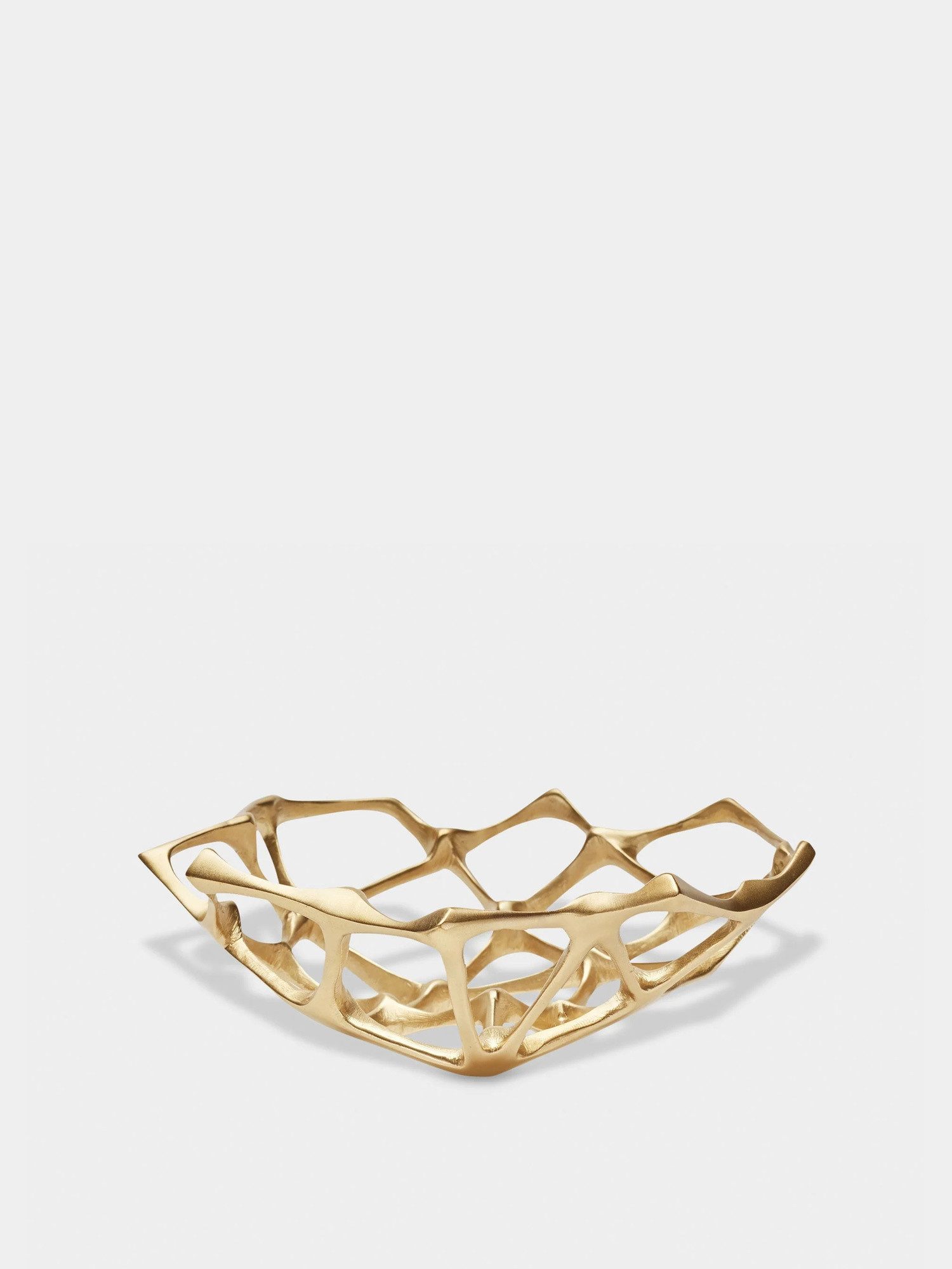 Tom Dixon Dekoschale Tom Dixon Bone Bowl Schale Small Messing