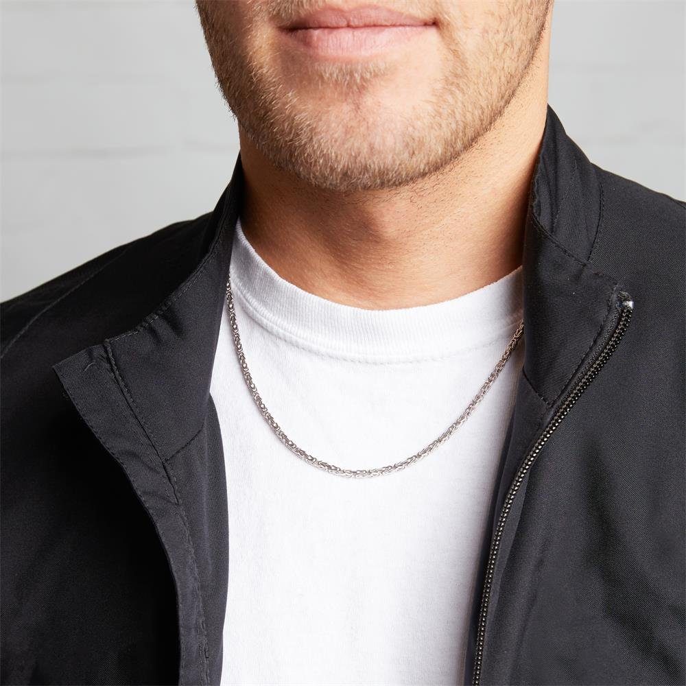 JEWLIX Königskette JEWLIX Königskette für Herren aus 925er Silber, 2,5 mm ( günstig online kaufen