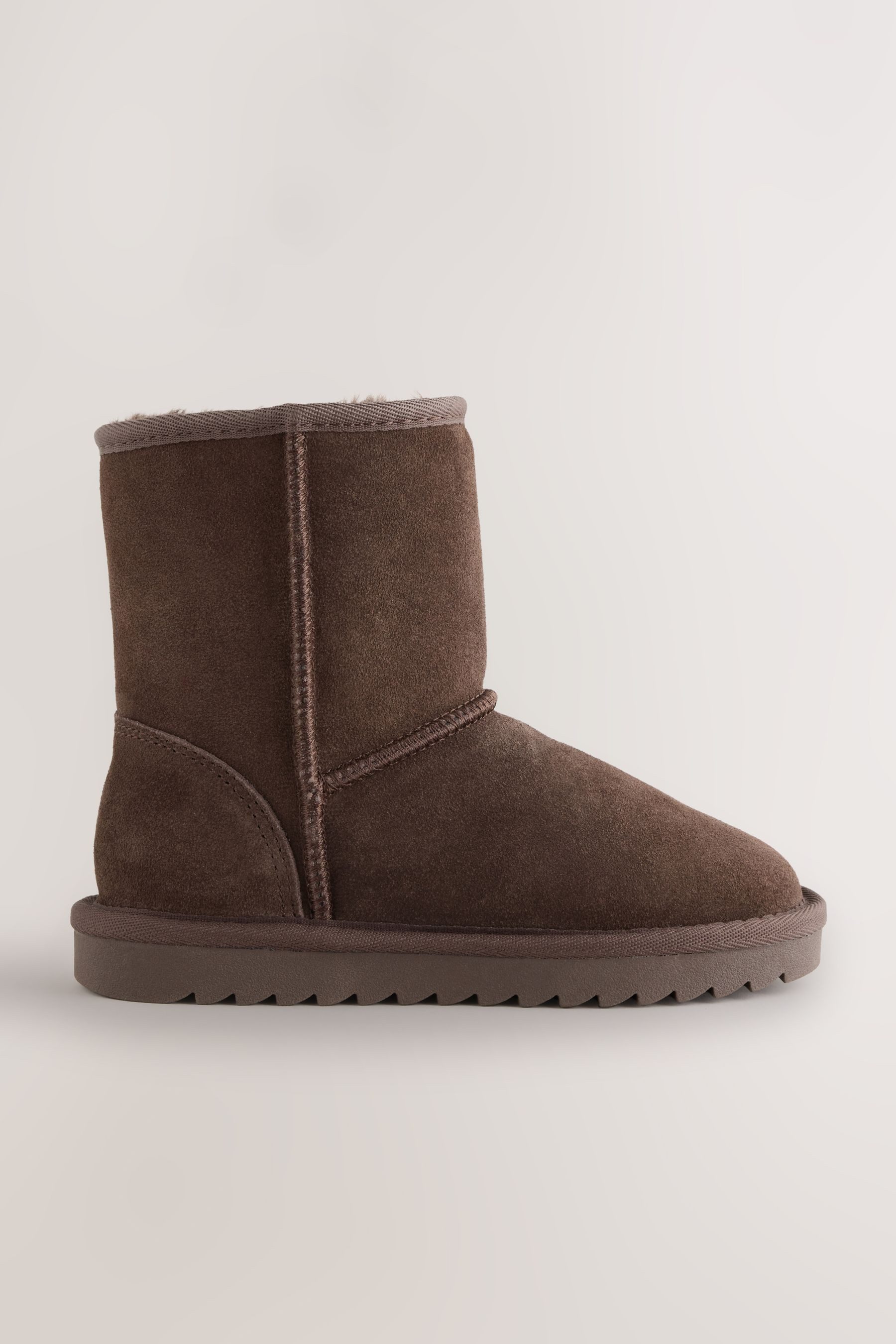 Next Hohe Schlupfstiefel aus Veloursleder Schlupfboots – Bild 2 von 5