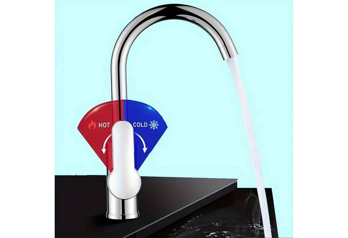 Thumbnail - MC Star Küchenarmatur Wasserhahn Küchenarmatur Einhebelmischer Mischbatterie (Spüle Armatur für Küche)