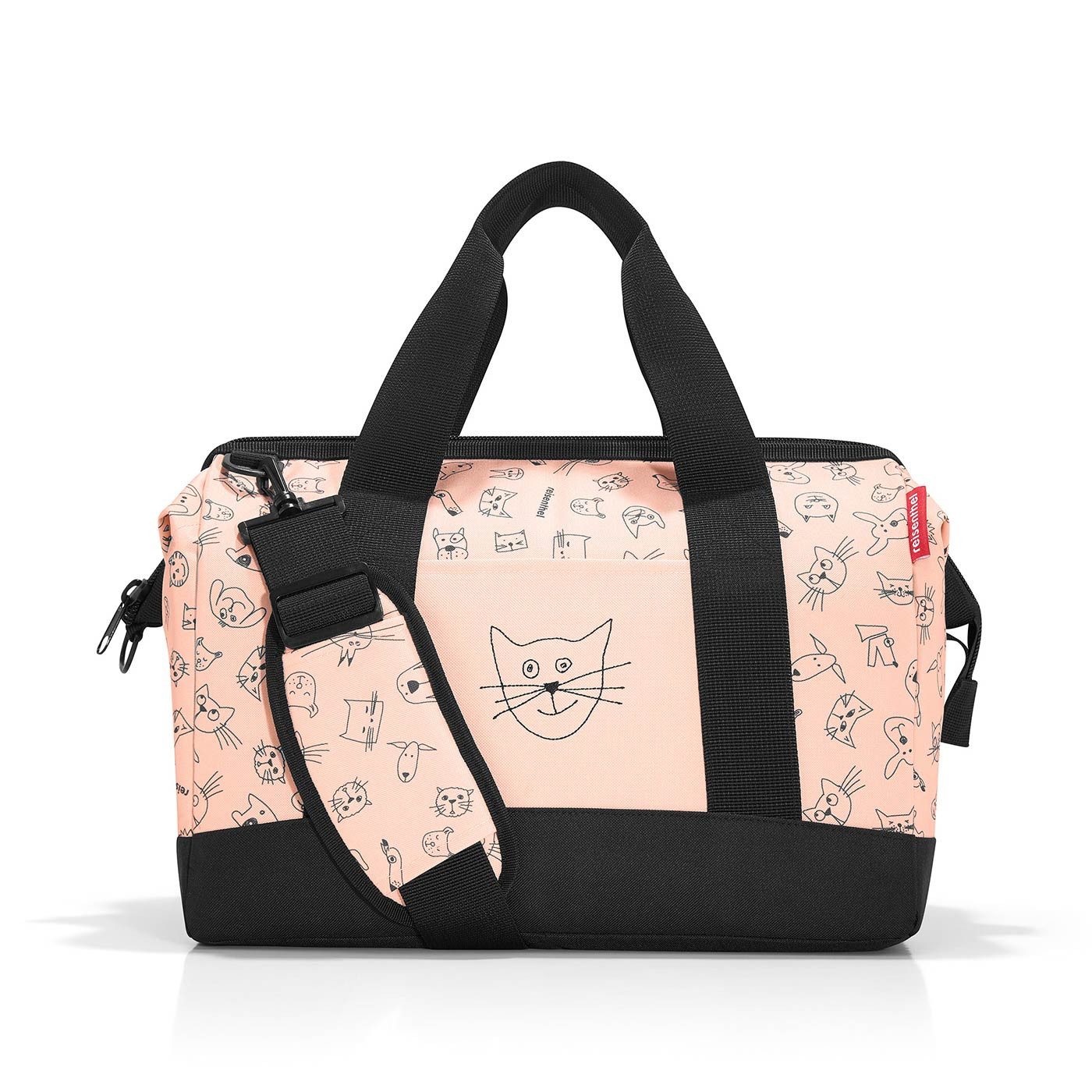REISENTHEL® Kinderkoffer Reiseset Kinder: Allrounder M & Thermocase, Reiseset allrounder M + thermocase cats and dogs rose