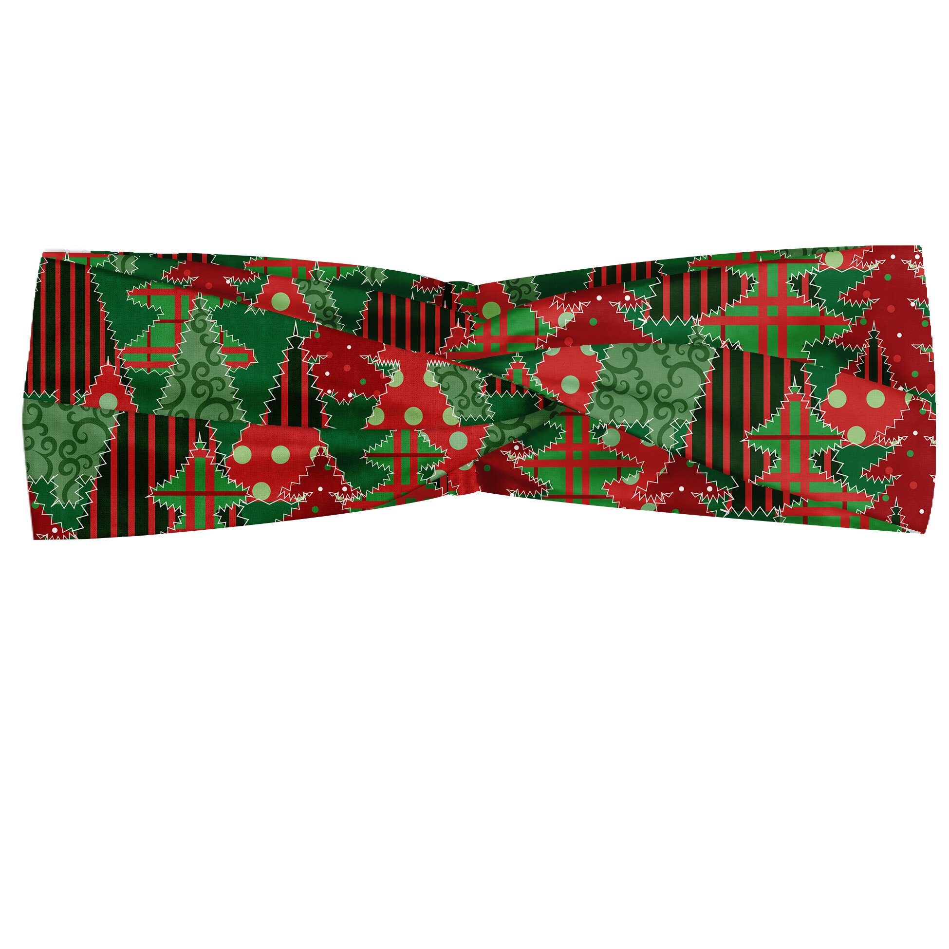 Abakuhaus Stirnband Elastisch und Angenehme alltags accessories Weihnachten Baum Pines Swirl Dot
