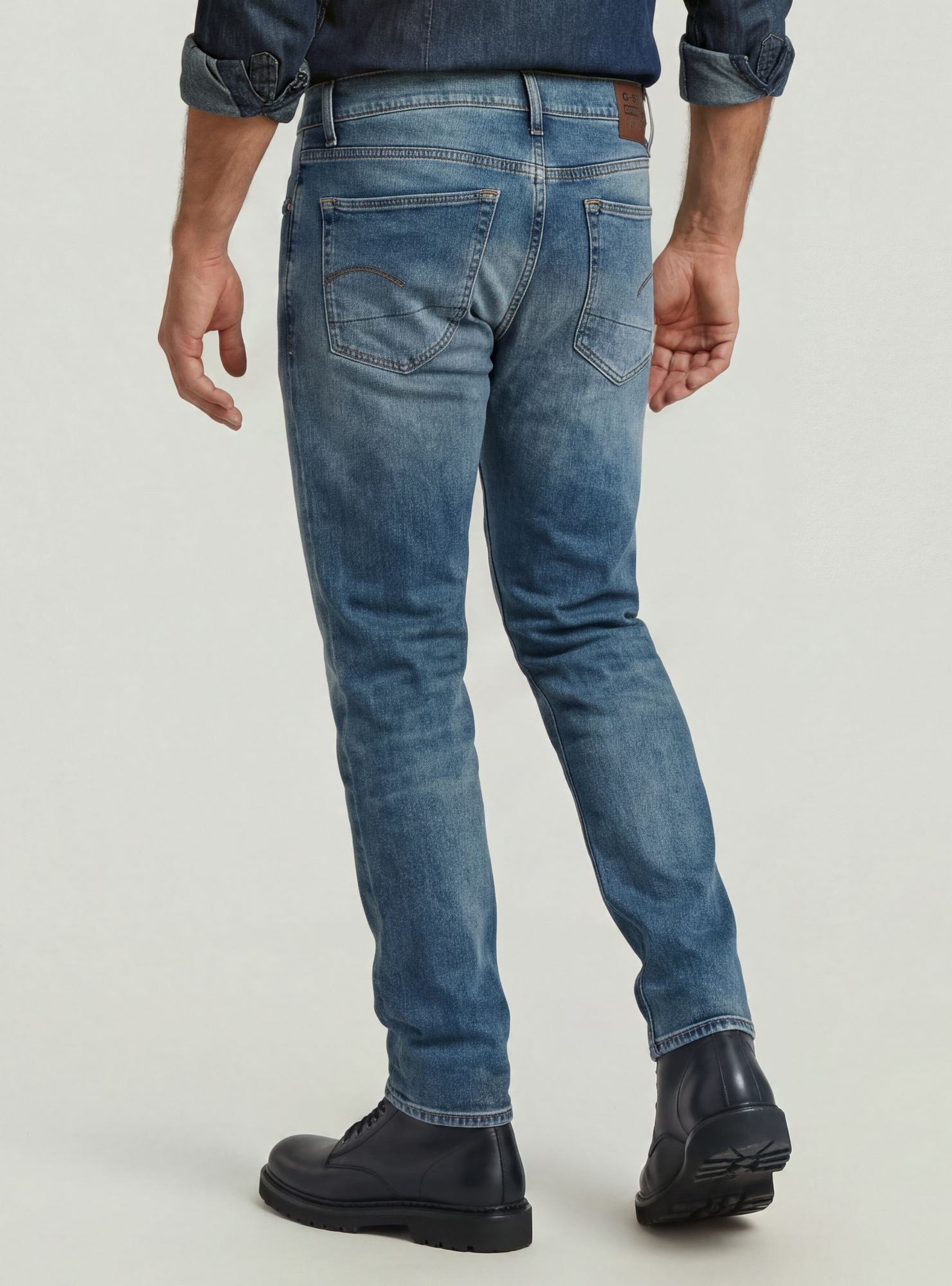 G-STAR 5-Pocket-Jeans 3301 Regular Tapered Jeans – Bild 4 von 5
