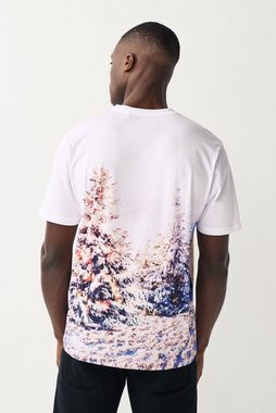 Next Print-Shirt T-Shirt mit Weihnachtsmotiv (1-tlg)