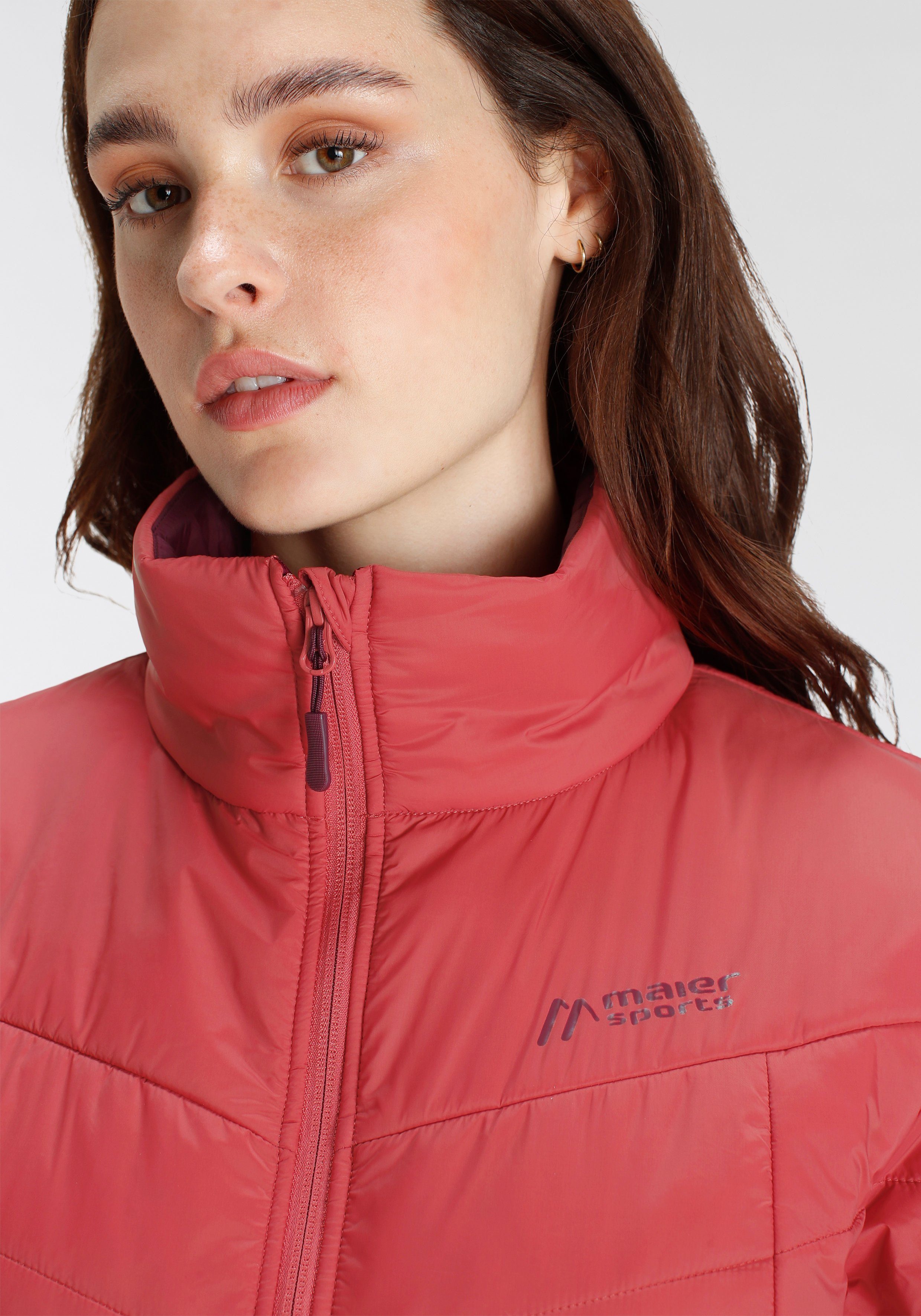 großen Steppjacke Damen raspberry auch Maier in erhältlich Sports ripe Steppjacke Größen m-loft