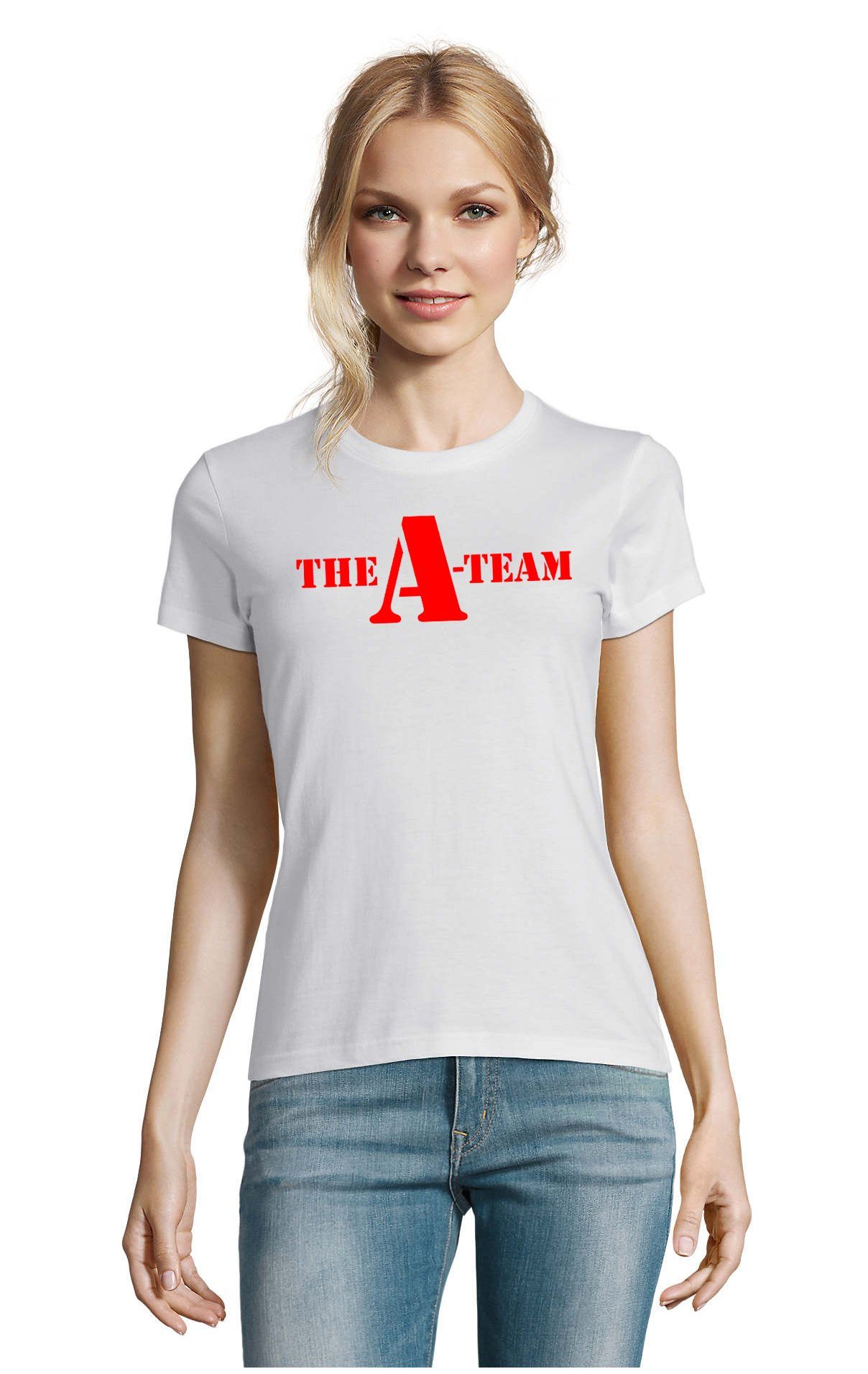 Blondie & Brownie T-Shirt Damen A Team Logo Print Van Bus Murdock Hannibal günstig online kaufen