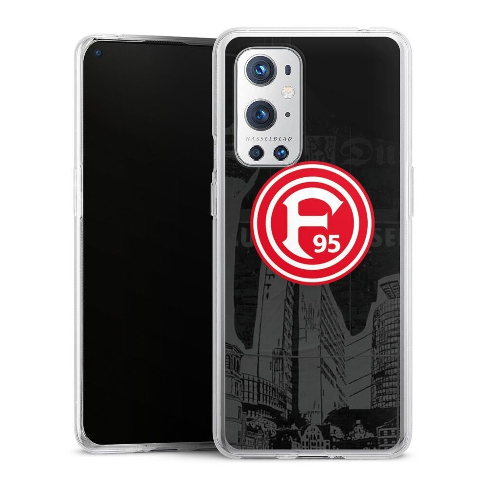 DeinDesign Handyhülle Fortuna Düsseldorf Offizielles Lizenzprodukt Logo Fortuna Logo City, OnePlus 9 Pro Silikon Hülle Bumper Case Handy Schutzhülle